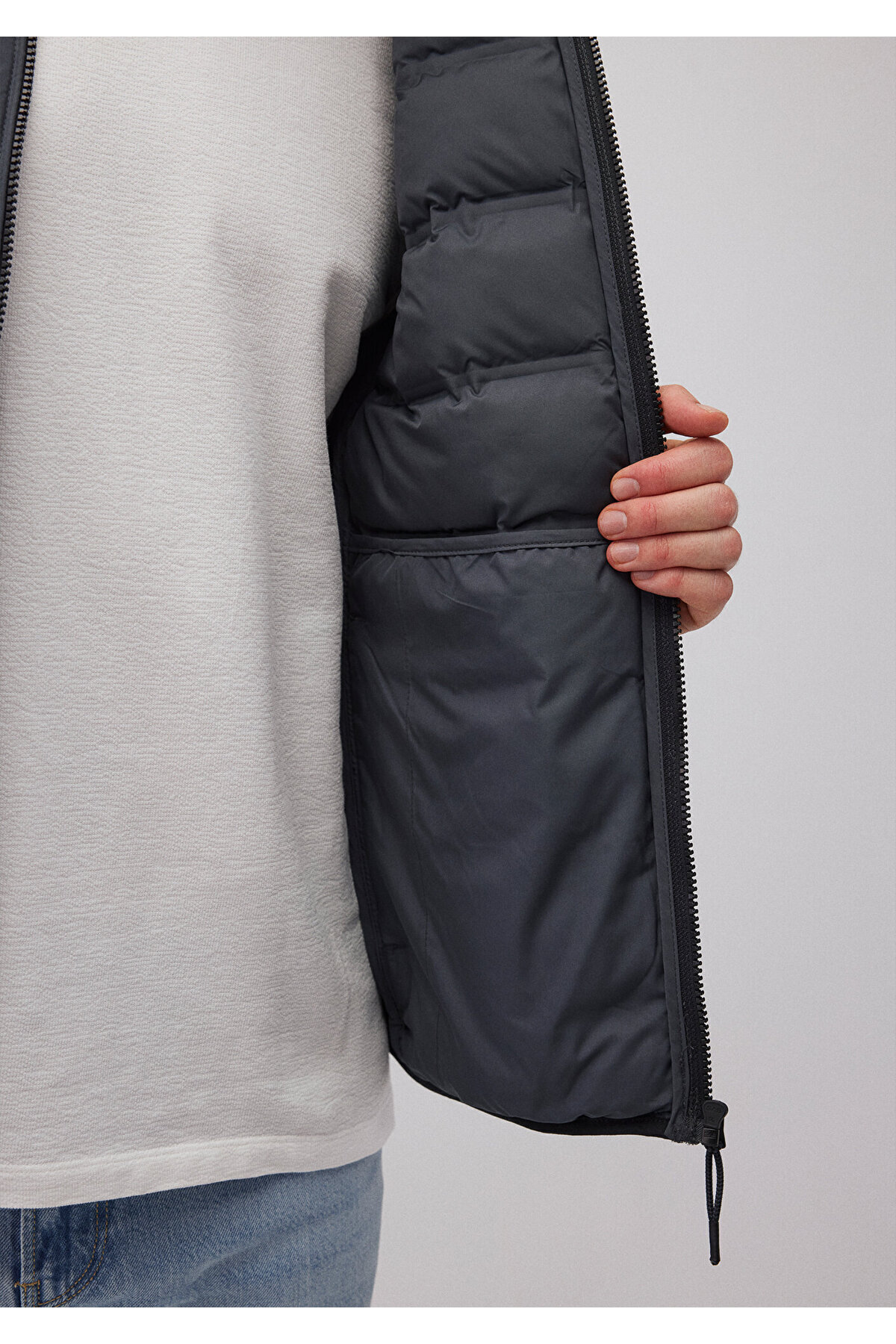 Mavi  Su Itici Primaloft Lacivert Şişme Yelek Regular Fit / Normal Kesim 0110356-80776 - Görsel 5