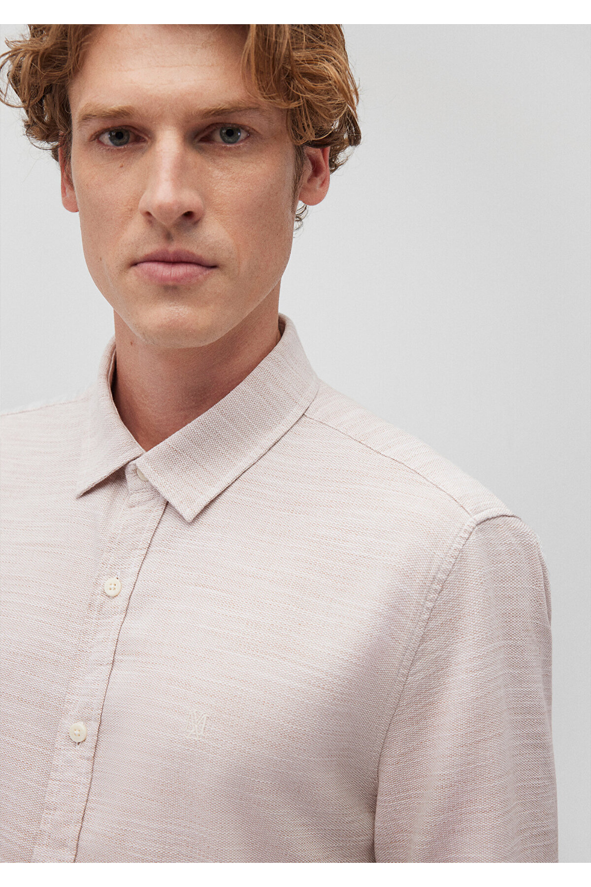 Mavi-Бежова риза Slim Fit / Slim Fit 0210053 -70296 6
