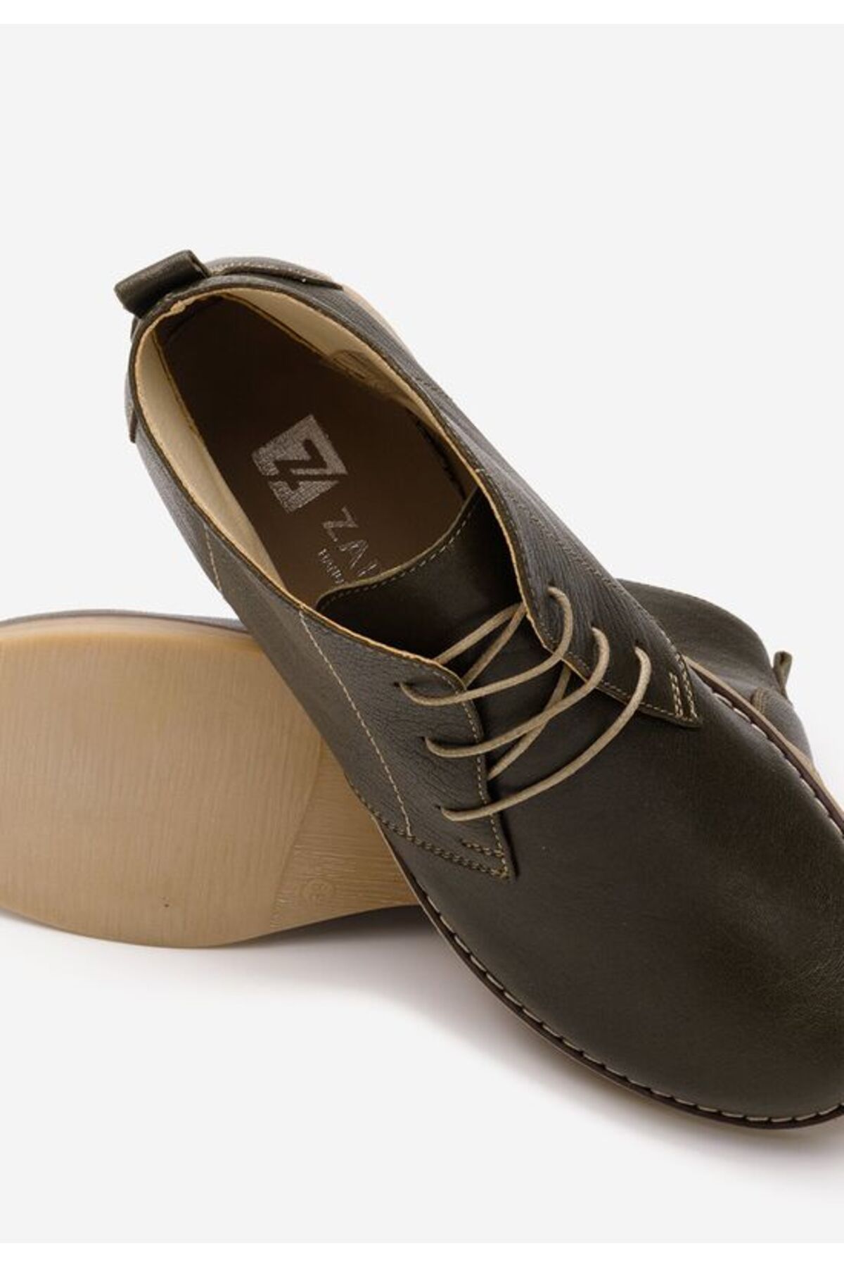B T Shoes-Ghete dama piele Kalisa V2 kaki 6