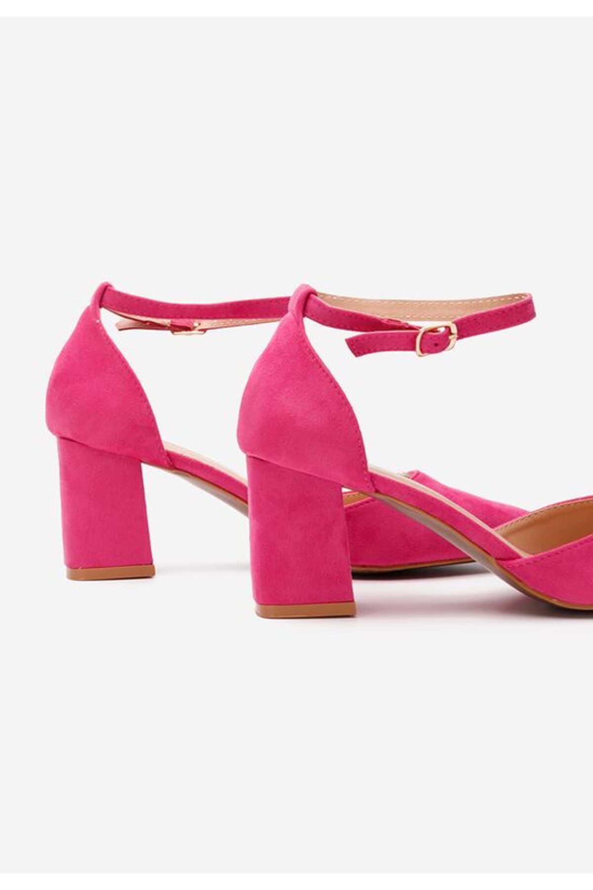 B T Shoes-Alivila V2 Fuchsia Chunky Heel Shoes 6