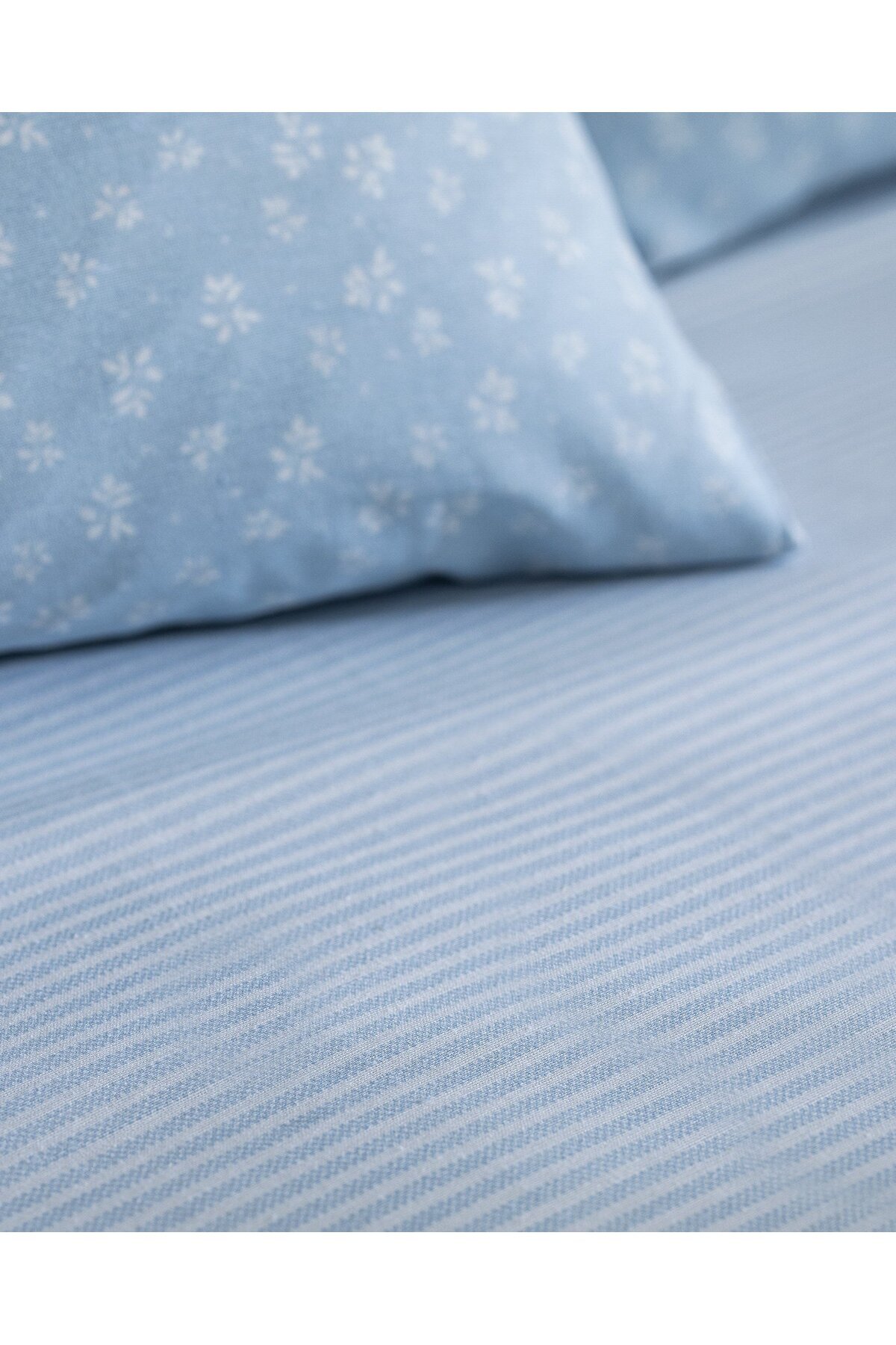Madame Coco-Marlie Doppel-Bettlakenset aus Baumwolle - Blau 6