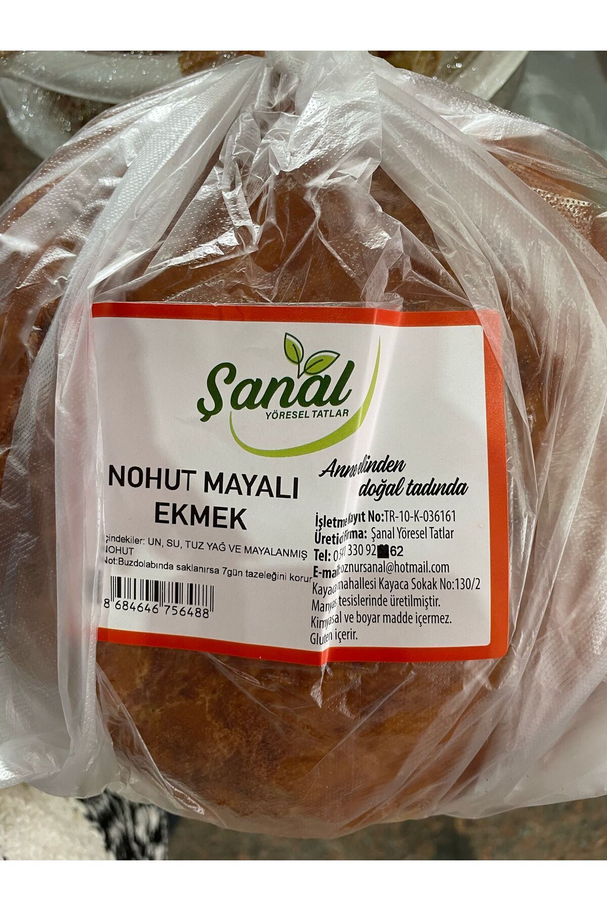 Şanal Yöresel Tatlar Nohut Mayalı Ekmek