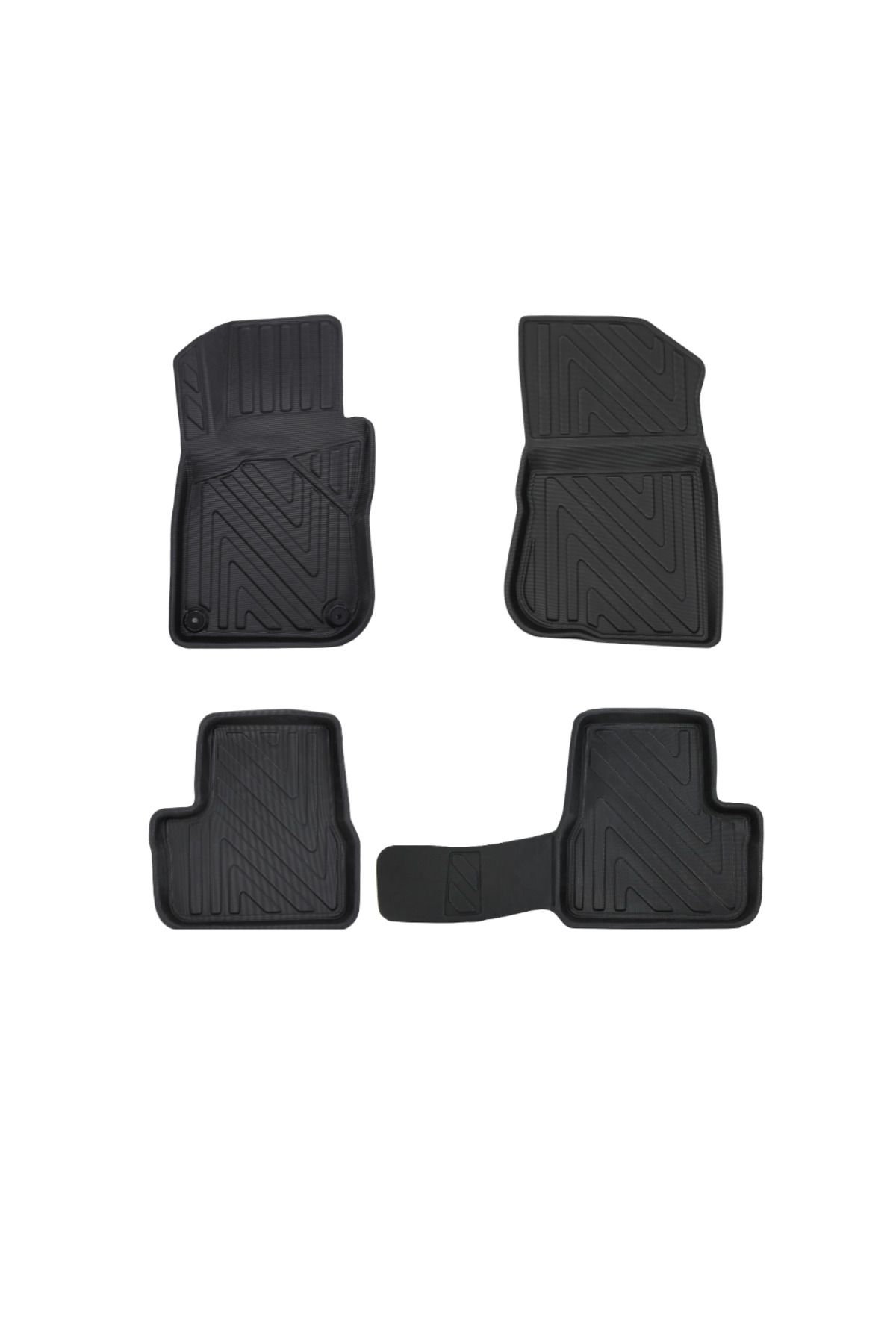 cararts Citroen C3 2002-2009 4D Havuzlu Paspas Takımı