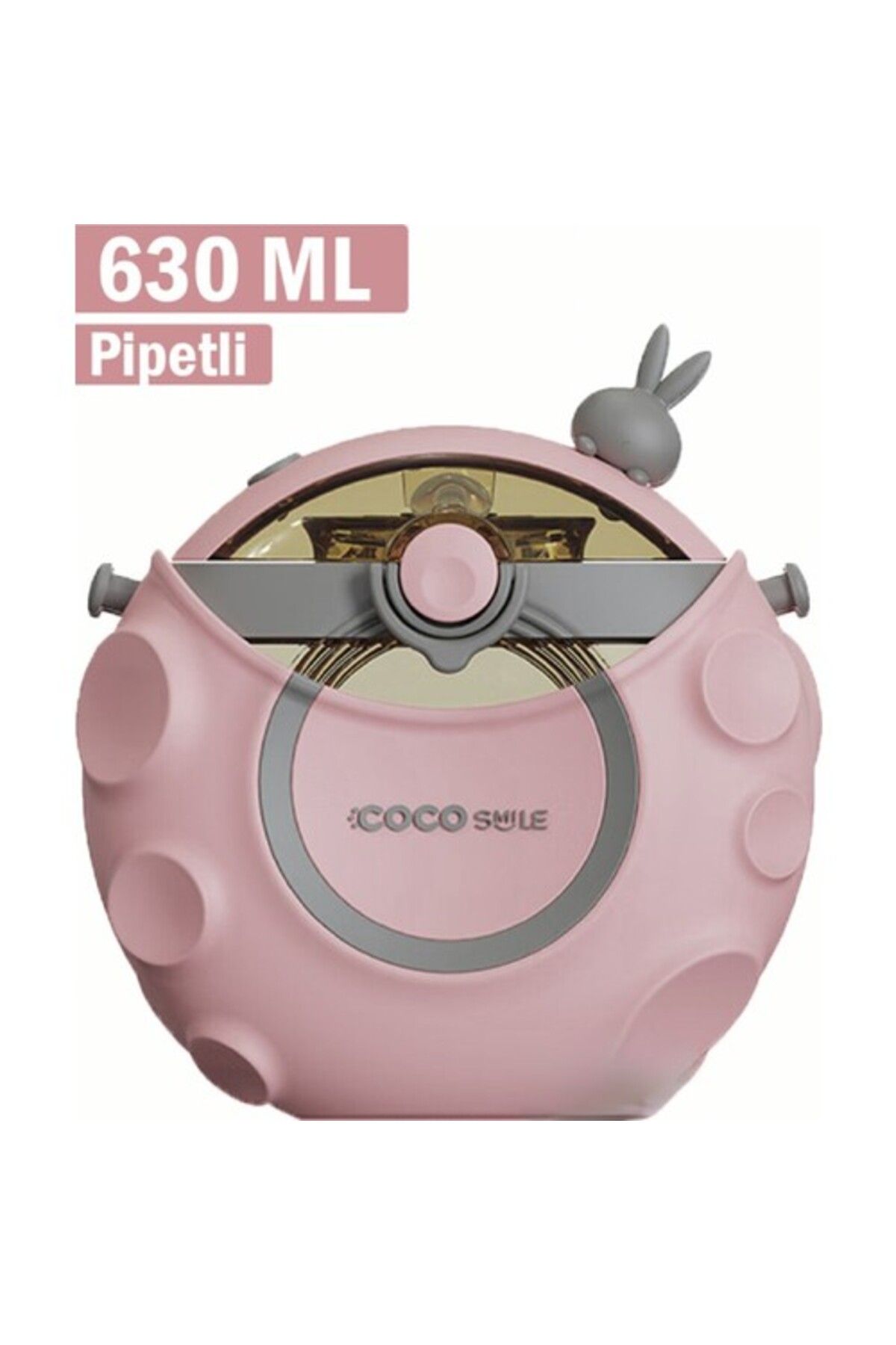 قمقمه و فلاسک صورتی دخترانه پسرانه بچگانه COCOSMILE 630ml Silicone Space موضوع مورد نظر Trant Pink CS 00 Vagonlife