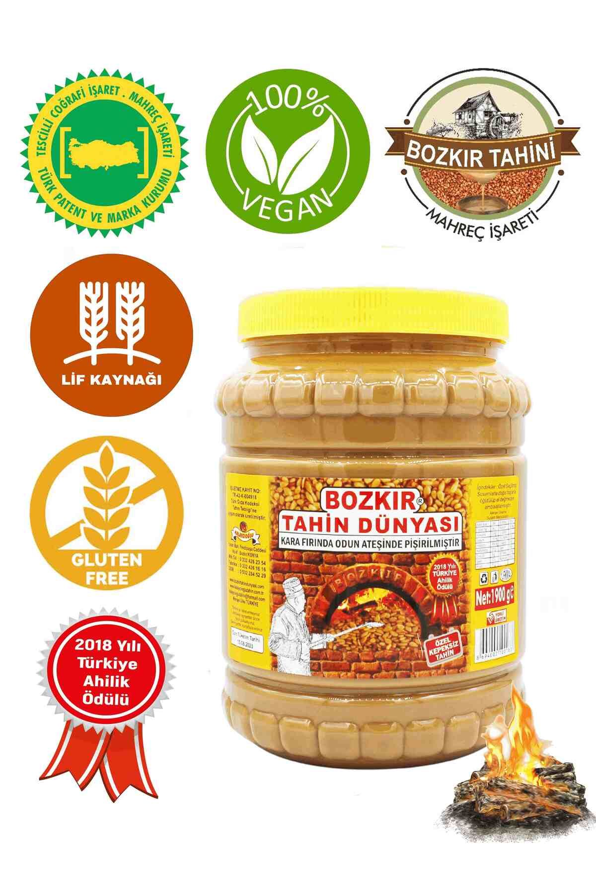 Kalaycıoğlu Bozkır Tahin Dünyası Kepekli Bozkır Tahini 1900 Gr.
