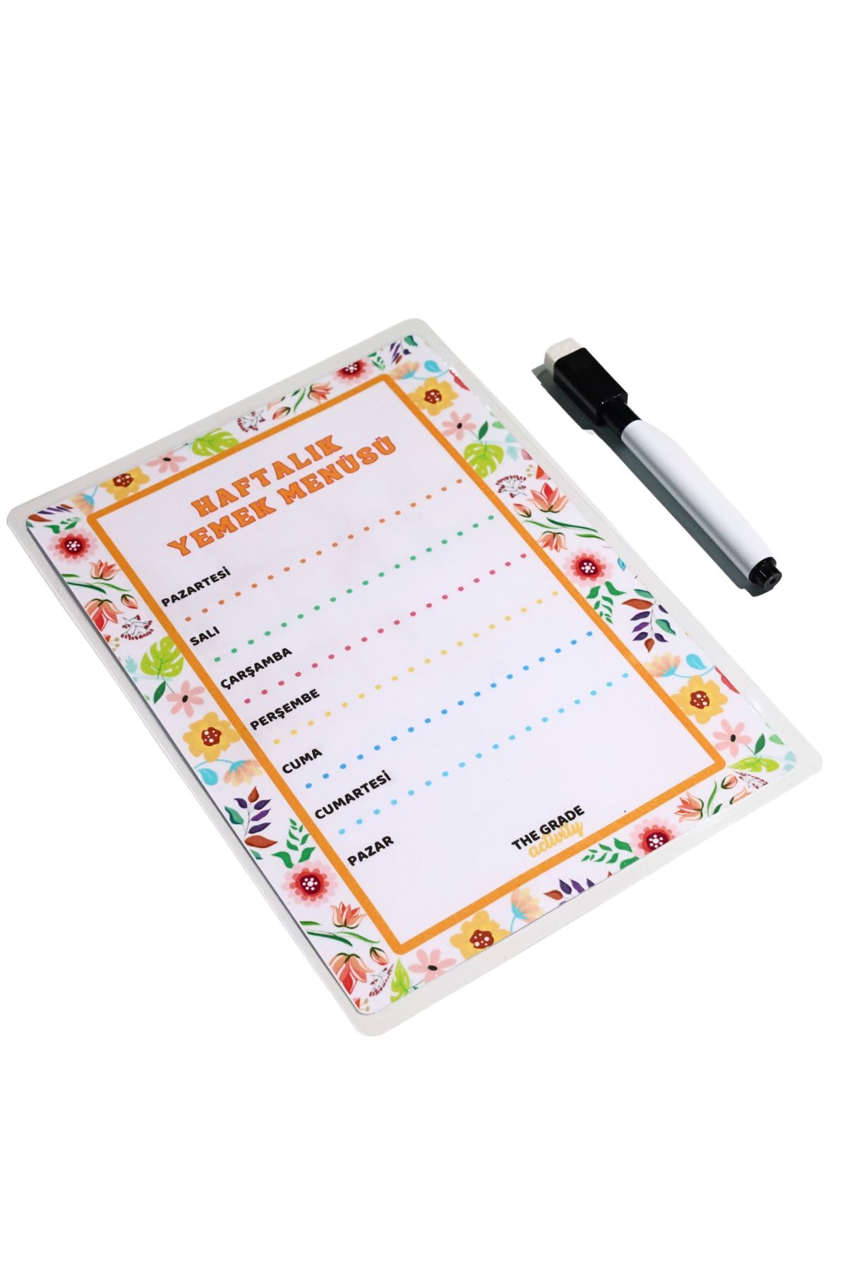 The Grade-Summer-Sil Notepad Meal Menu Refrigerator Notepad.Magnetic Refrigerator Notepad.Magnet Notepad.21X15Cm 7