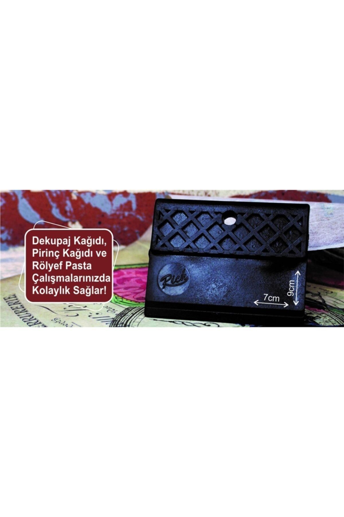 Rich-Rubber Spatula (Decopage Paper, Relief Scraper) 3
