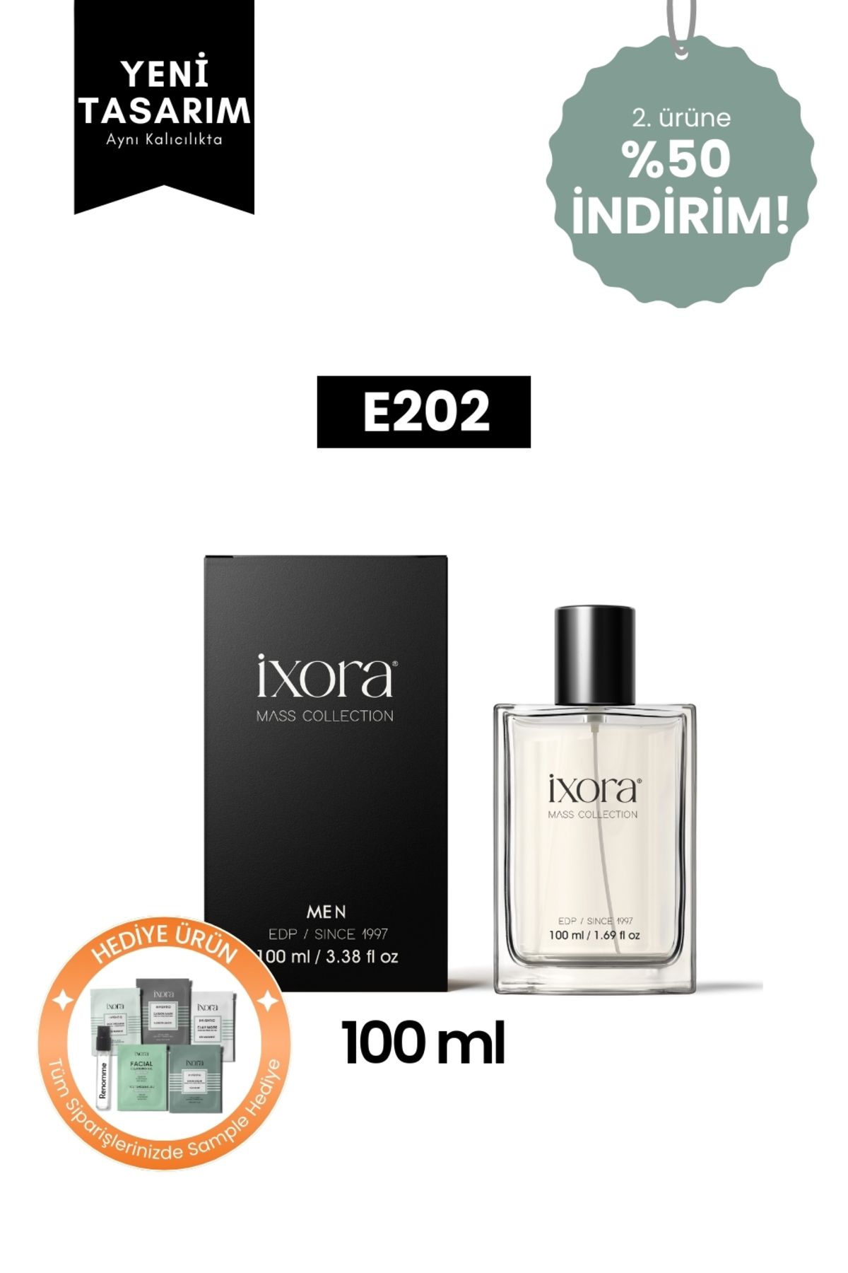 عطر مردانه E202 بورگو 100 میل ادوپرفیوم Ixora