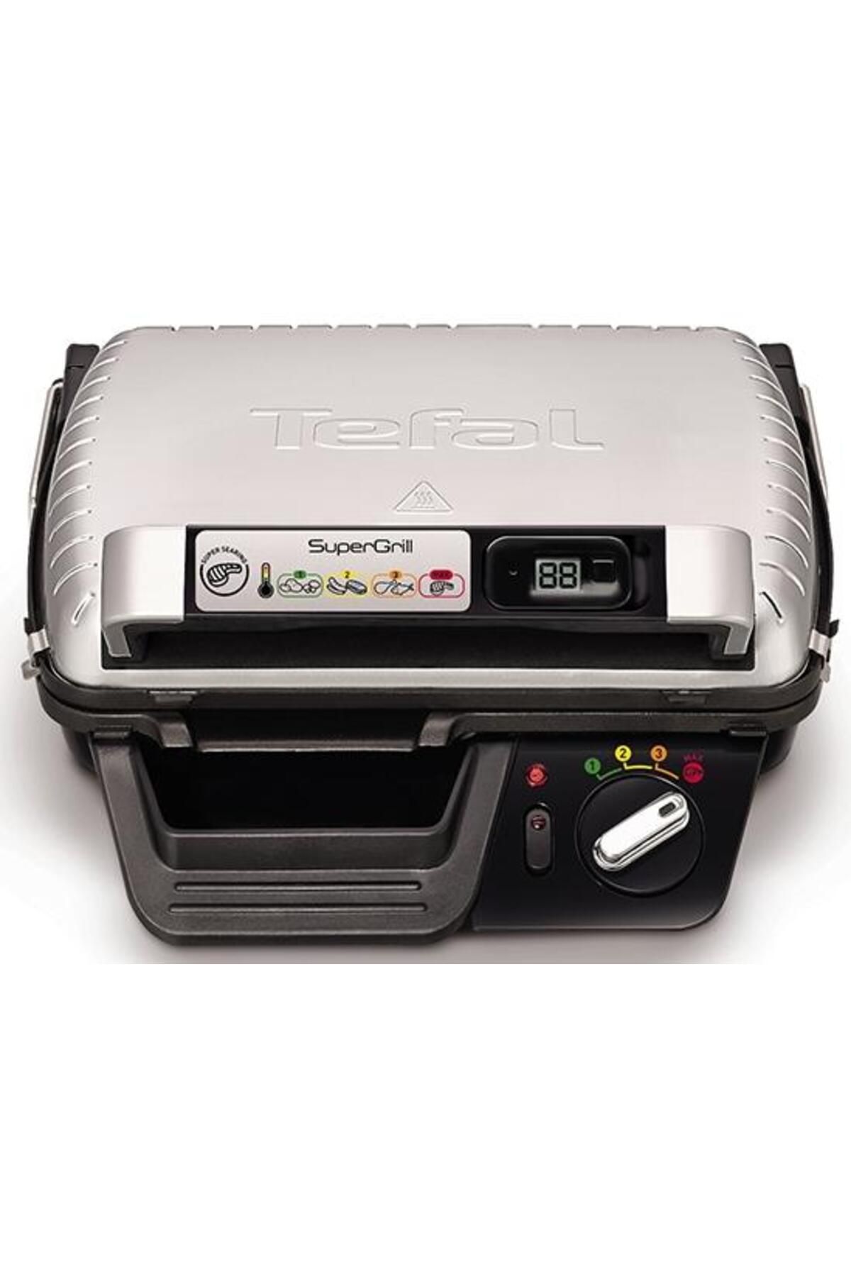 TEFAL Temporizator Electric Tefal Supergrill Gratar Gc451b12, 2000w - One Size
