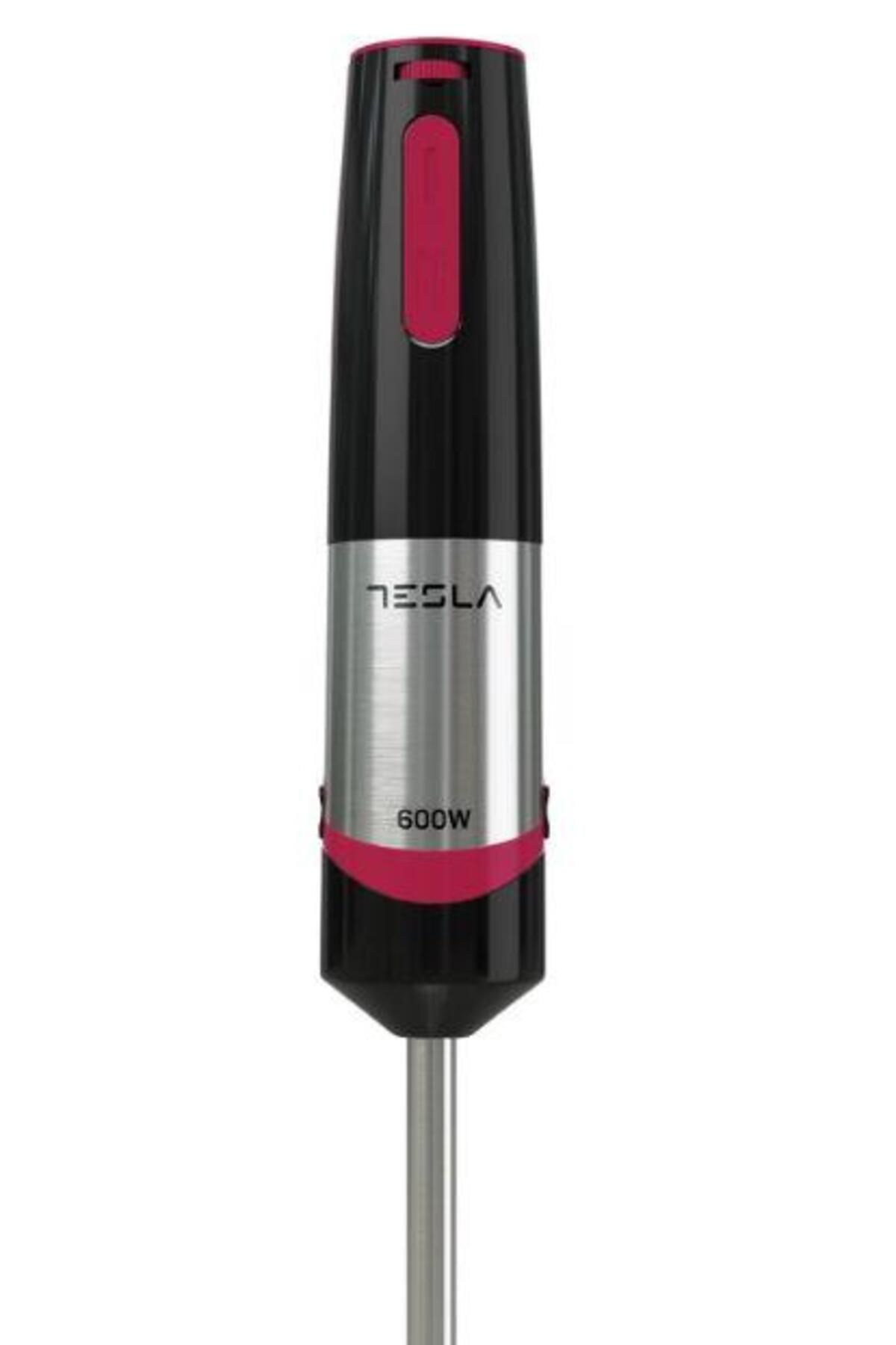 TESLA-Blender de mana Tesla HB300BX, 600W, 2 viteze (Negru/Rosu/Inox) 5