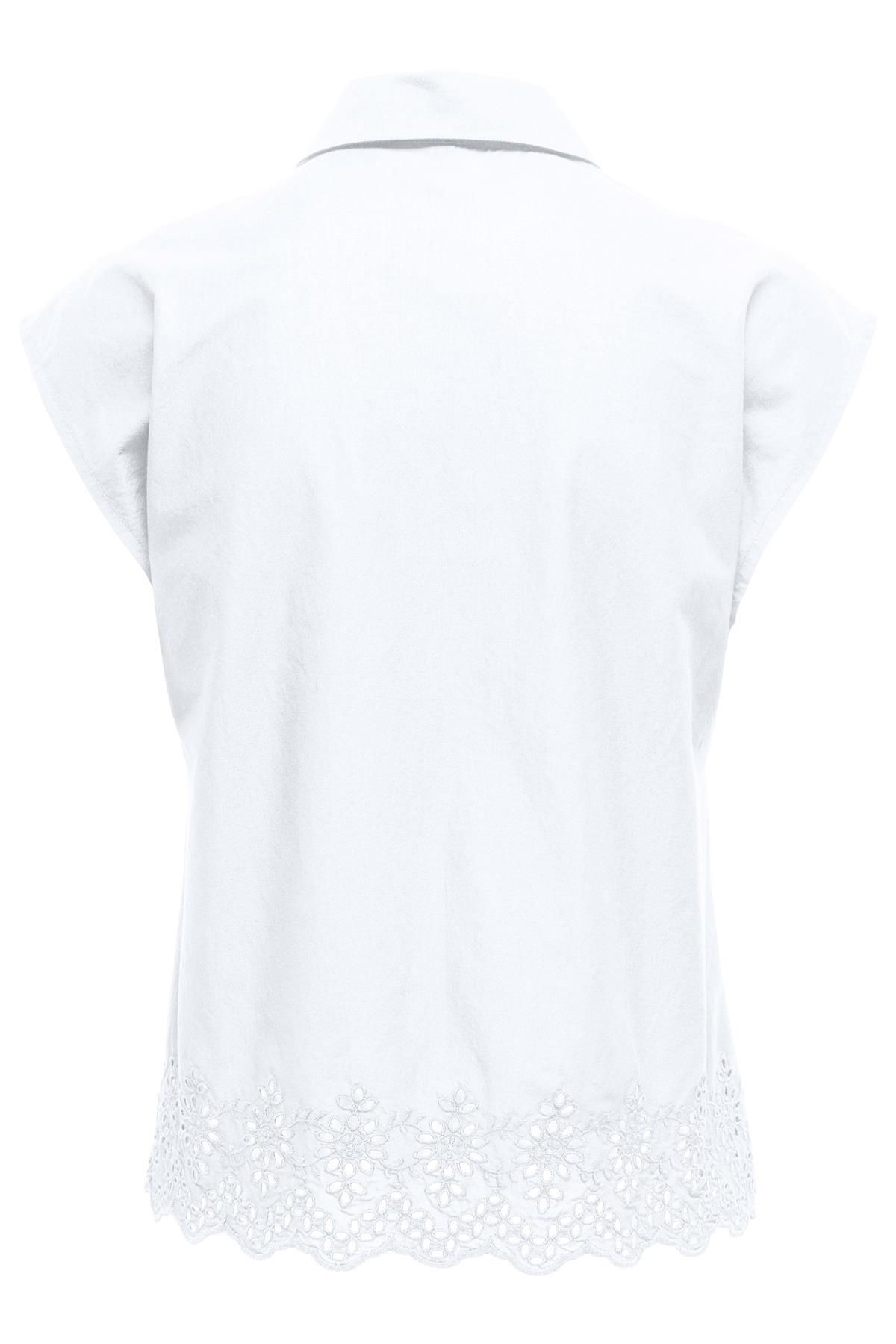 ONLY-قميص ONLLOU LIFE EMB S/S PTM أبيض 3