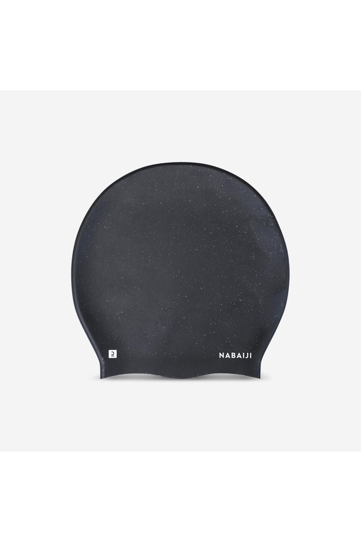 Decathlon Nabaiji Silikon Havuz Bonesi - Siyah - Hacimli Saçlar - Standart Beden