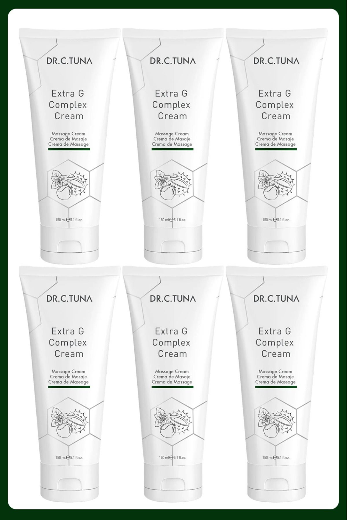 Farmasi Dr. C. Glukozamin, At Kestanesi Ve Mentol Içeren Masaj Kremi 150 ml 6 Adet