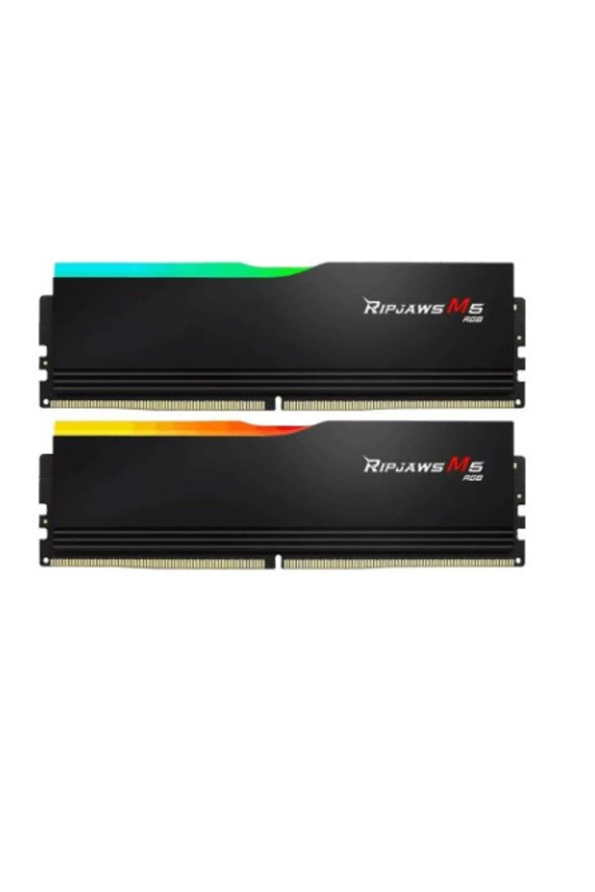 G Skill GSKILL Ripjaws M5 Siyah RGB DDR5-6000Mhz CL36 32GB (2x16GB) Dual (36-36-36-96) 1.35V