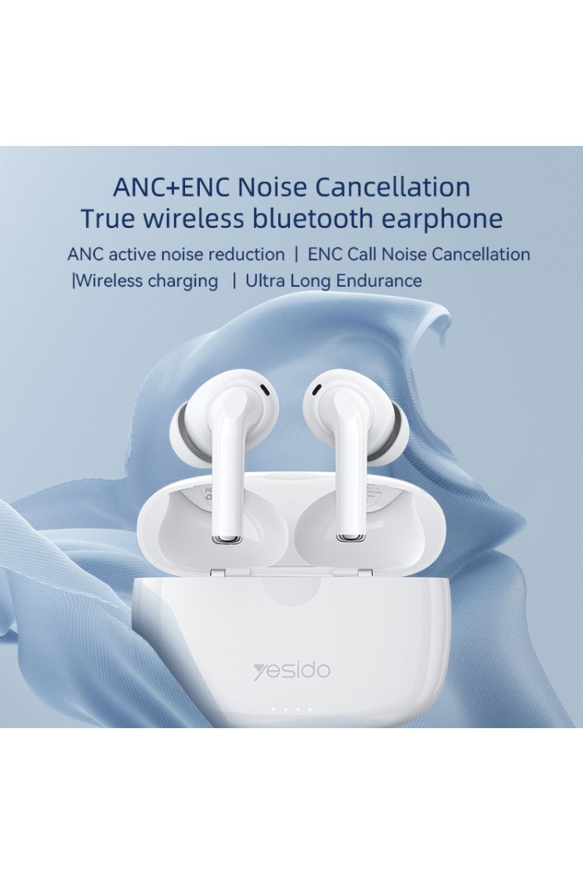 Yesido-سماعات أذن TWS24 ANC+ENC الذكية بتقنية البلوتوث اللاسلكية بتقنية تقليل الضوضاء المزدوجة 3