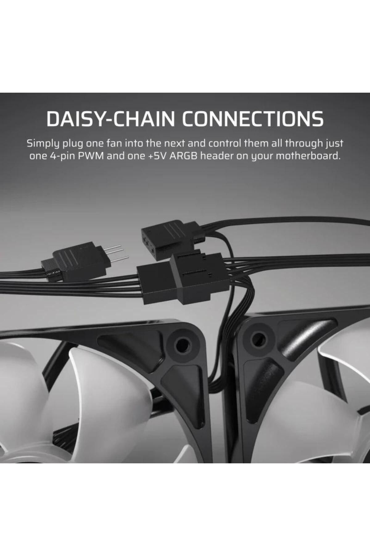 Corsair-Set 3 Ventilatoare Corsair RS120 ARGB 120mm Three Fan Pack 6