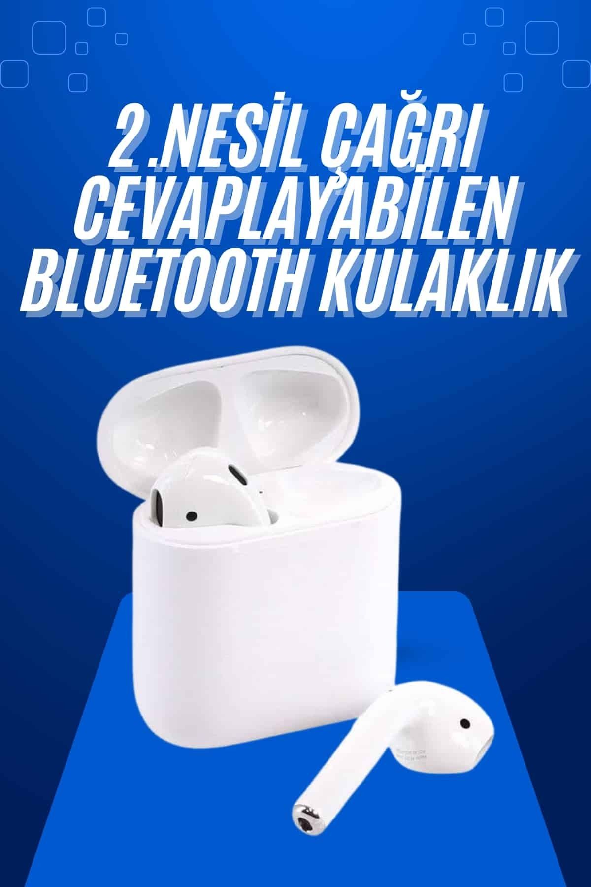 nerede bulurum 2025 Model Çağrı Cevaplayabilen Bluetooth Kulaklık Beyaz Dokunmatik Kontrol