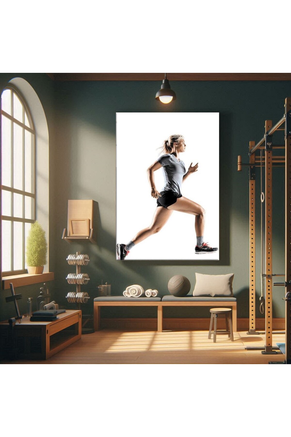 Spor Fitnes Cam Tablo-3 görsel 3