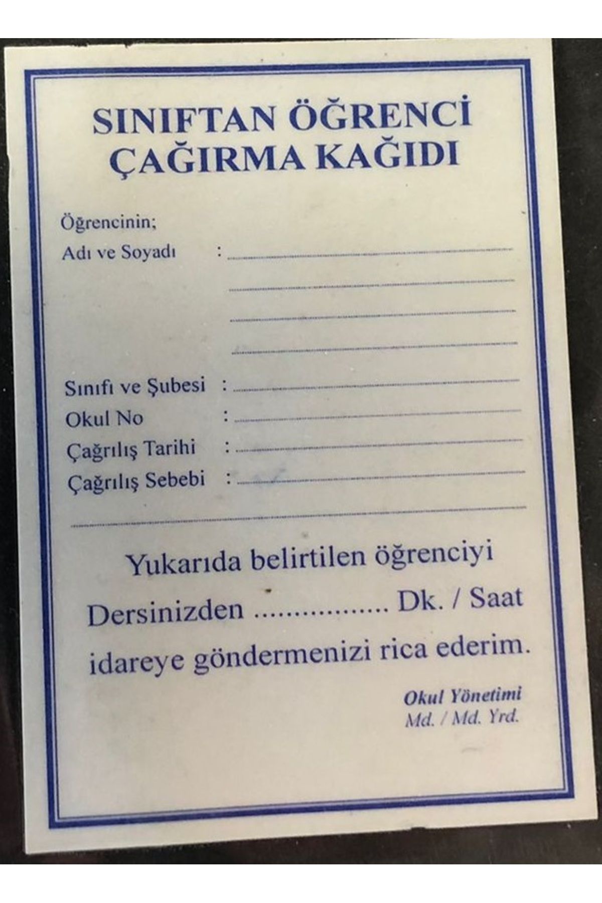 DOĞAN KAĞITÇILIK GEÇ KAĞIDI