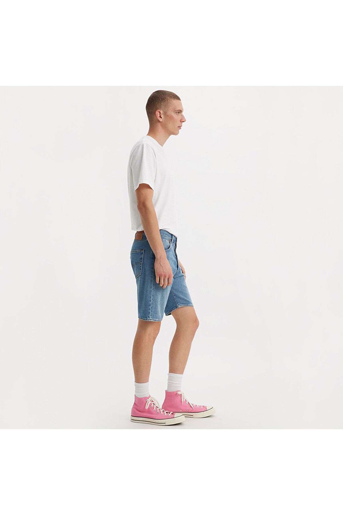 Levi's-501 ORYGINALNE MĘSKIE NIEBIESKIE SPODENKI JEANSOWE 36512-0235 2