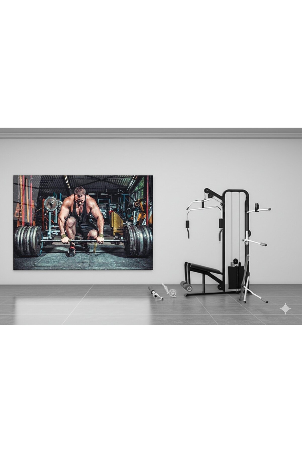 Spor Fitnes Cam Tablo-4 görsel 3