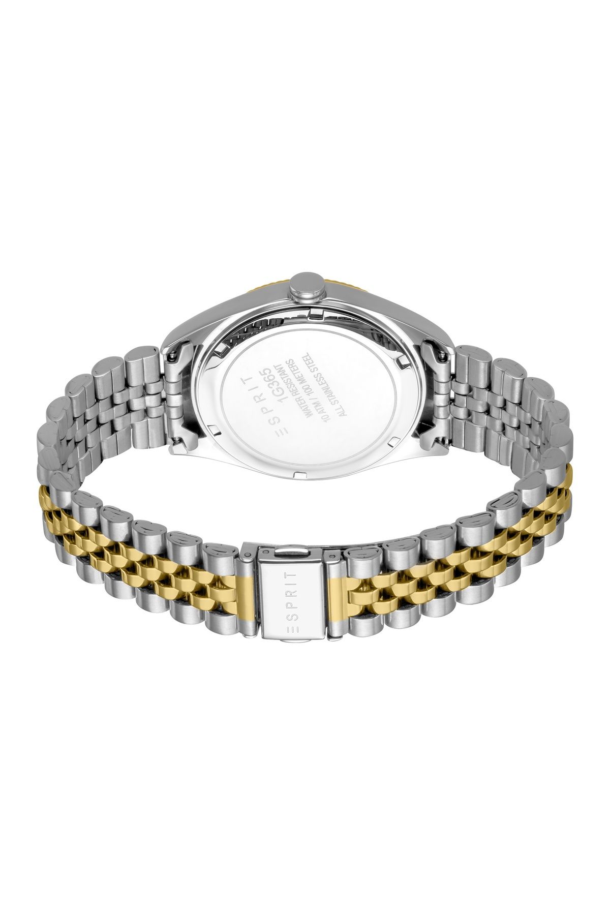Esprit-Pánské hodinky ES1G365M0075 ve stříbrné/zlaté barvě s černým ciferníkem a quartzovým mechanismem 2
