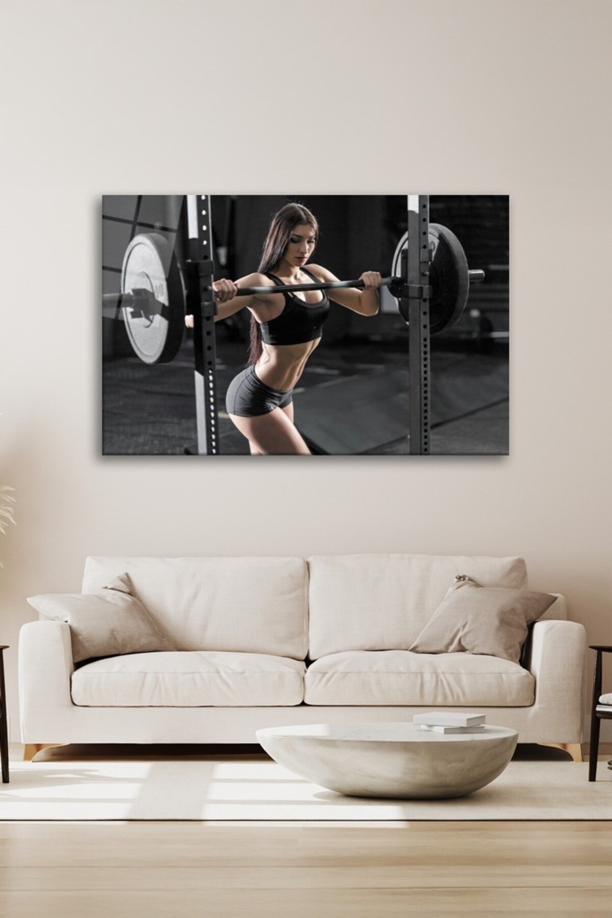 Spor Fitnes Cam Tablo-6 görsel 4