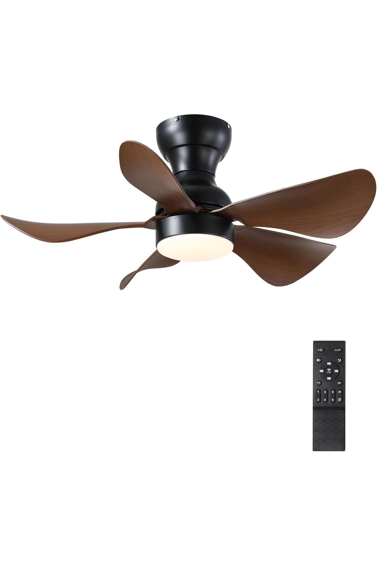 HOME LONDON BREEZE Tavan Vantilatörü ve LED Aydınlatma,Kısılabilir Işık, Uzaktan Kumandalı