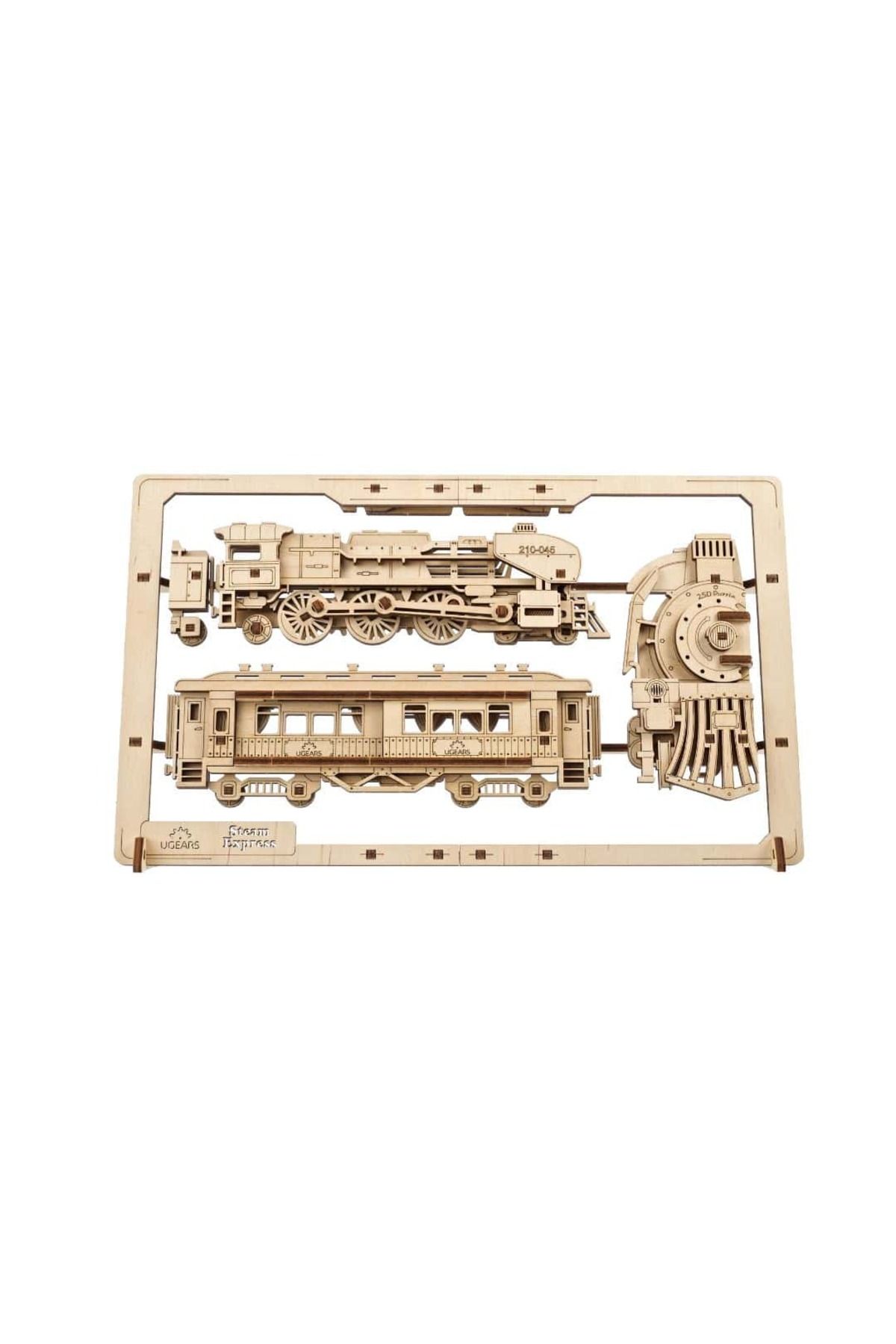 Ugears Puzzle Steam Express 2.5d - One Size
