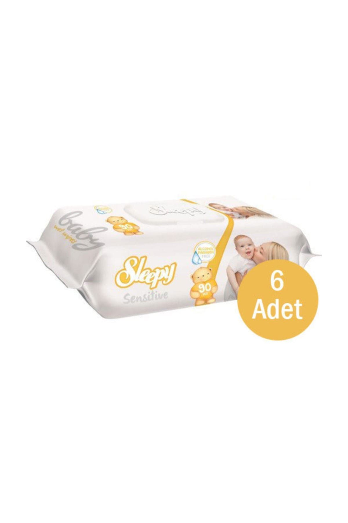 Sleepy Islak Mendil Sensitive X 6 Adet