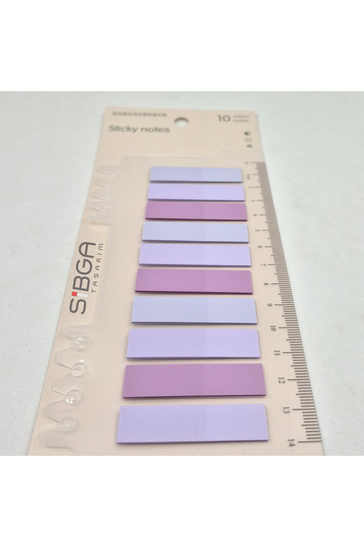 sibga tasarım-Transparent Color 200 Leaf Bookmarks, Stickers and Note Paper 4