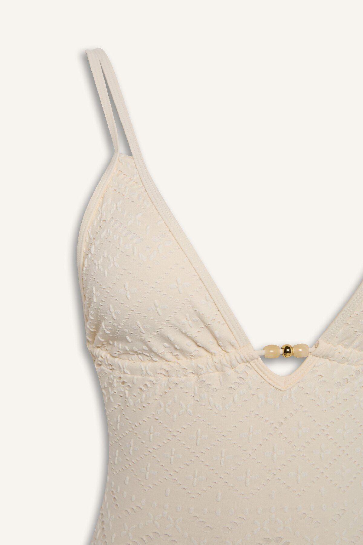 DeFacto-Haftowany kostium kąpielowy Brode - Regular Fit In Love B6898ax25sm 3