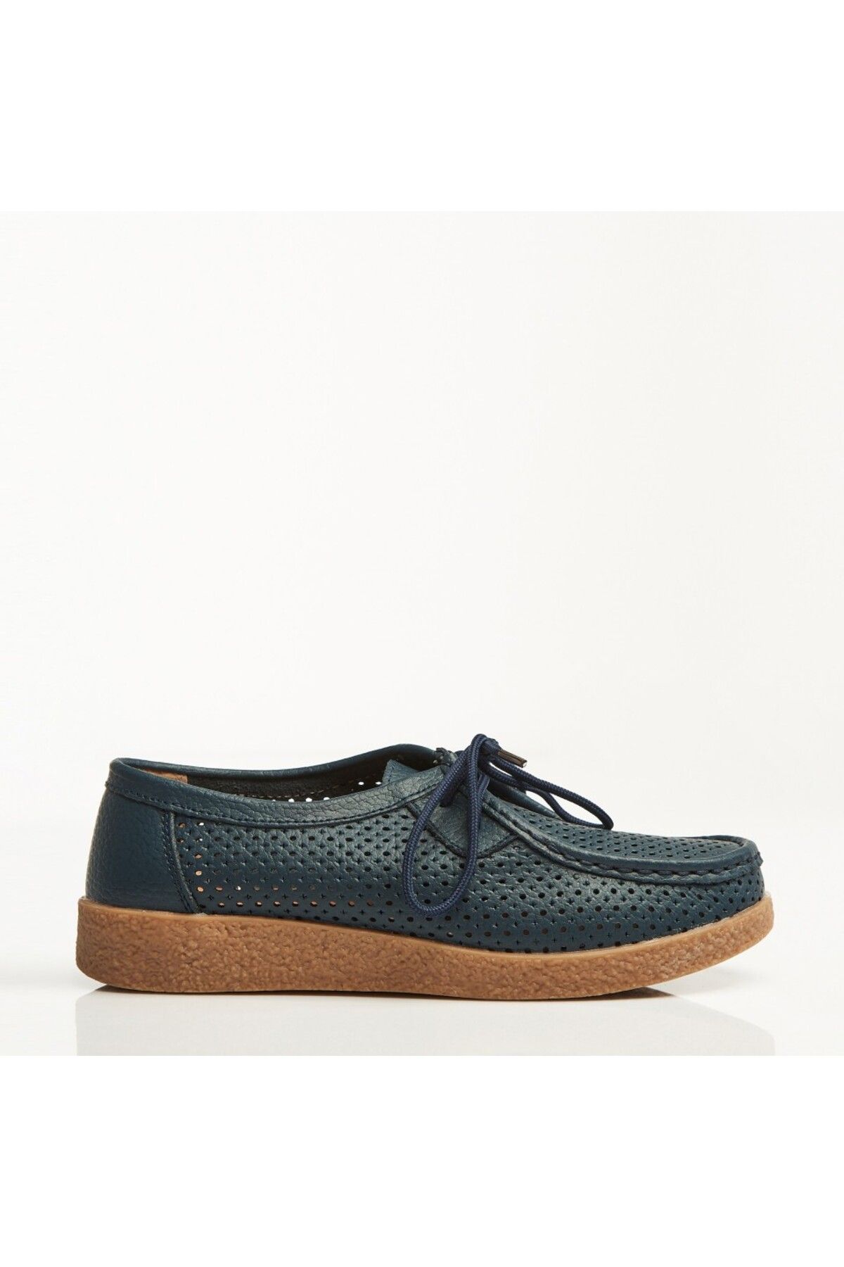 Joana-Women's Loafers Natural Leather Navy Blue Jyana 6