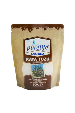 PureLife Kaya Tuzu Granül Sof. Öğt. Anadolu Kaya Tuzu 500g | Rafine Edilmemiş...