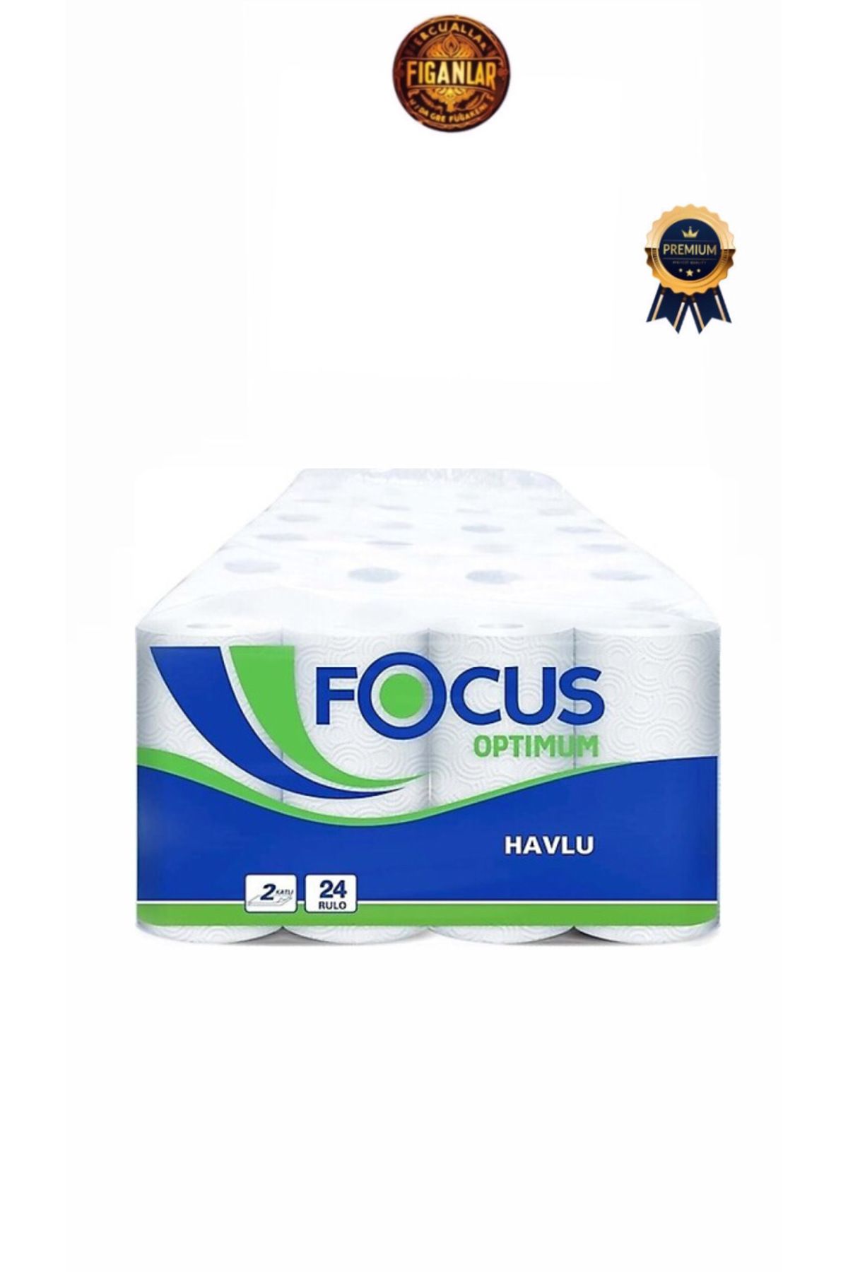 figanlar ambalaj optimum Focus Rulo Kağıt Havlu Peçete 24 'lü 2 katlı
