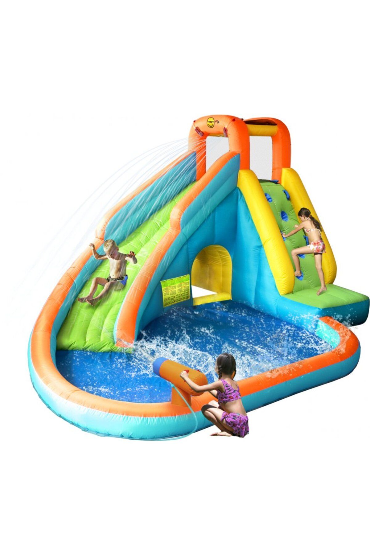 Happy Hop-Saltea gonflabila cu piscina si tun cu apa 1
