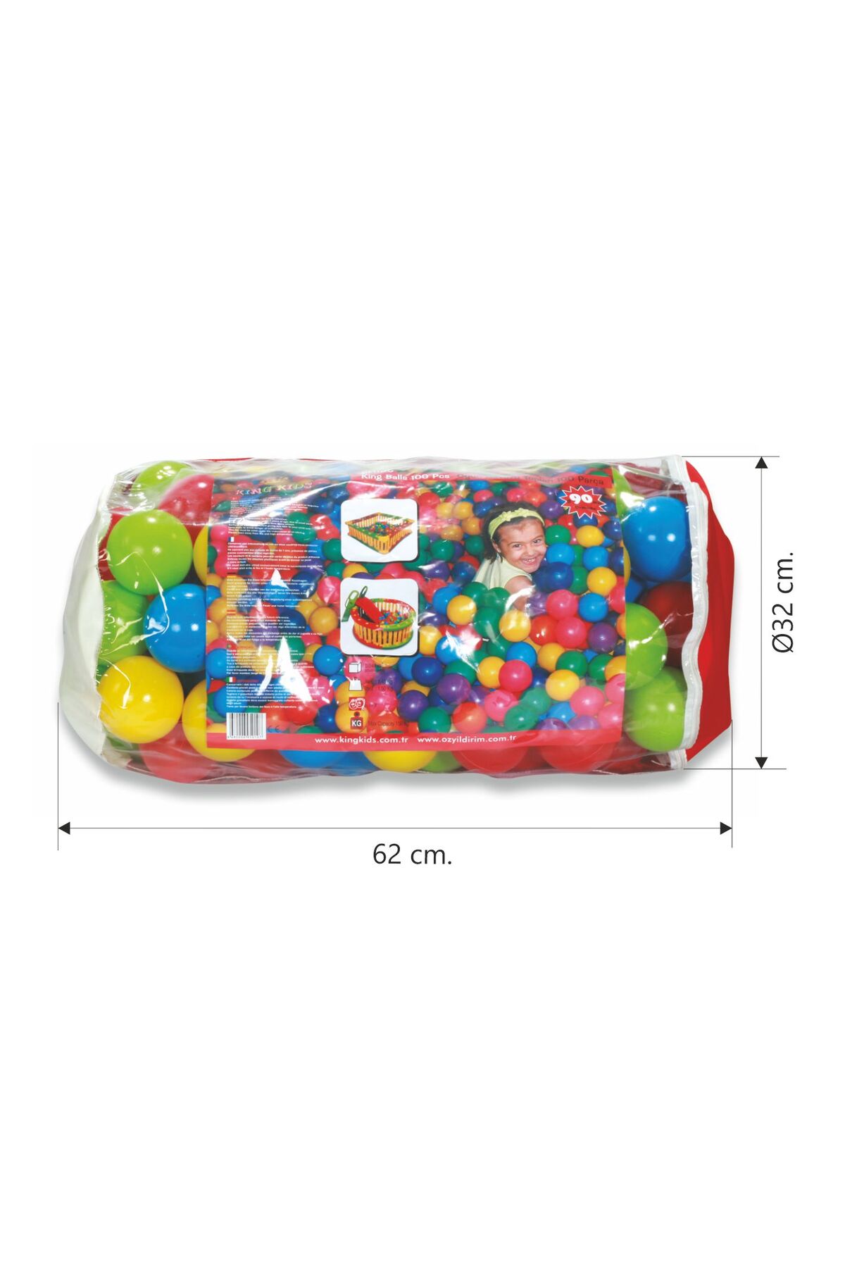 MUPARK Oyun Havuzu Topları 100 Adet 90 mm - Çocuklar İçin Eğlenceli ve Güvenli Aktivite Seti fotoğrafı 3 (önizleme)