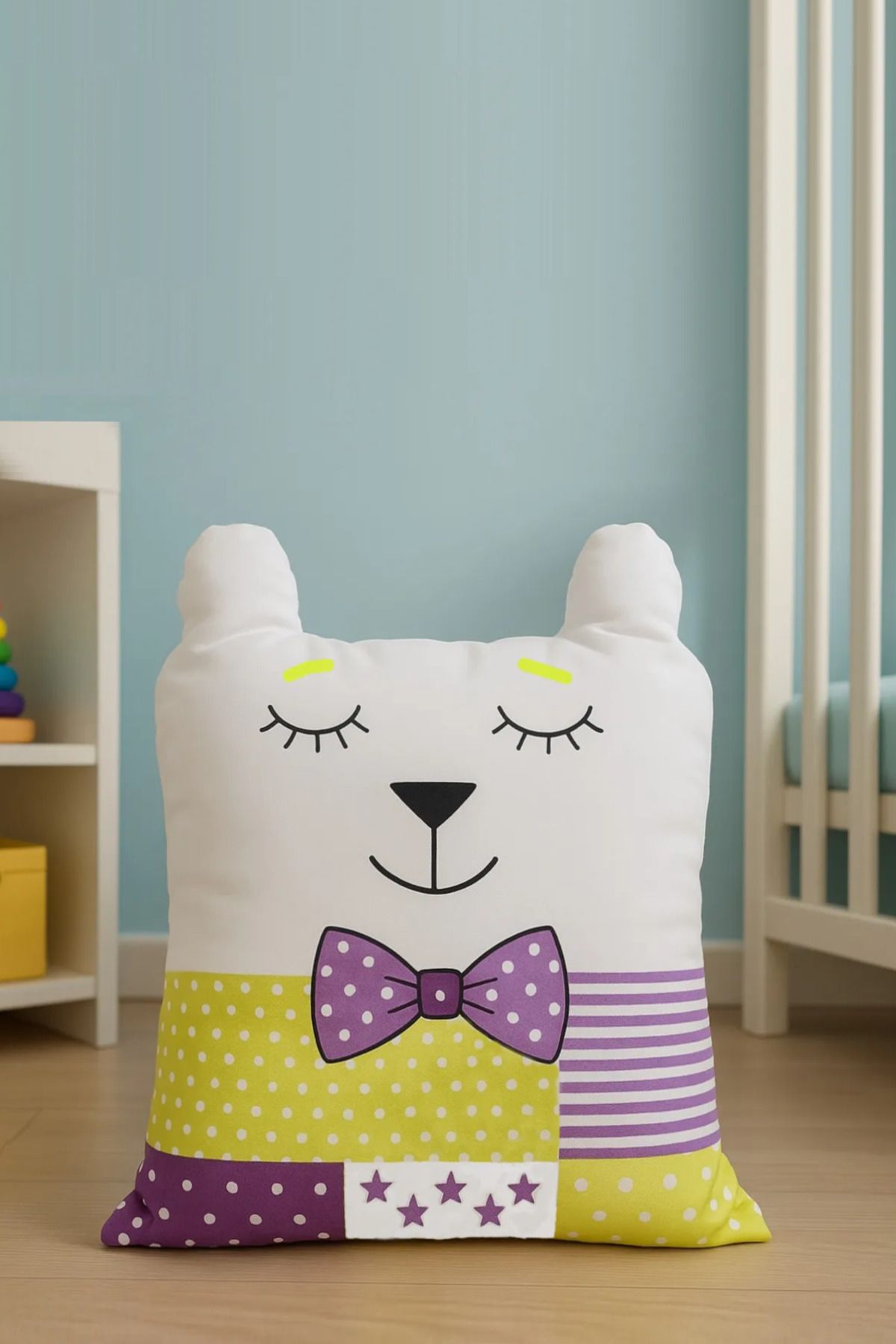 Paris Home Pernă Decorativă Pernă Umplută Protector Pentru Marginea Pătuțului Protector Pentru Marginea Patului Pernă Multifuncțională - 40 x 30