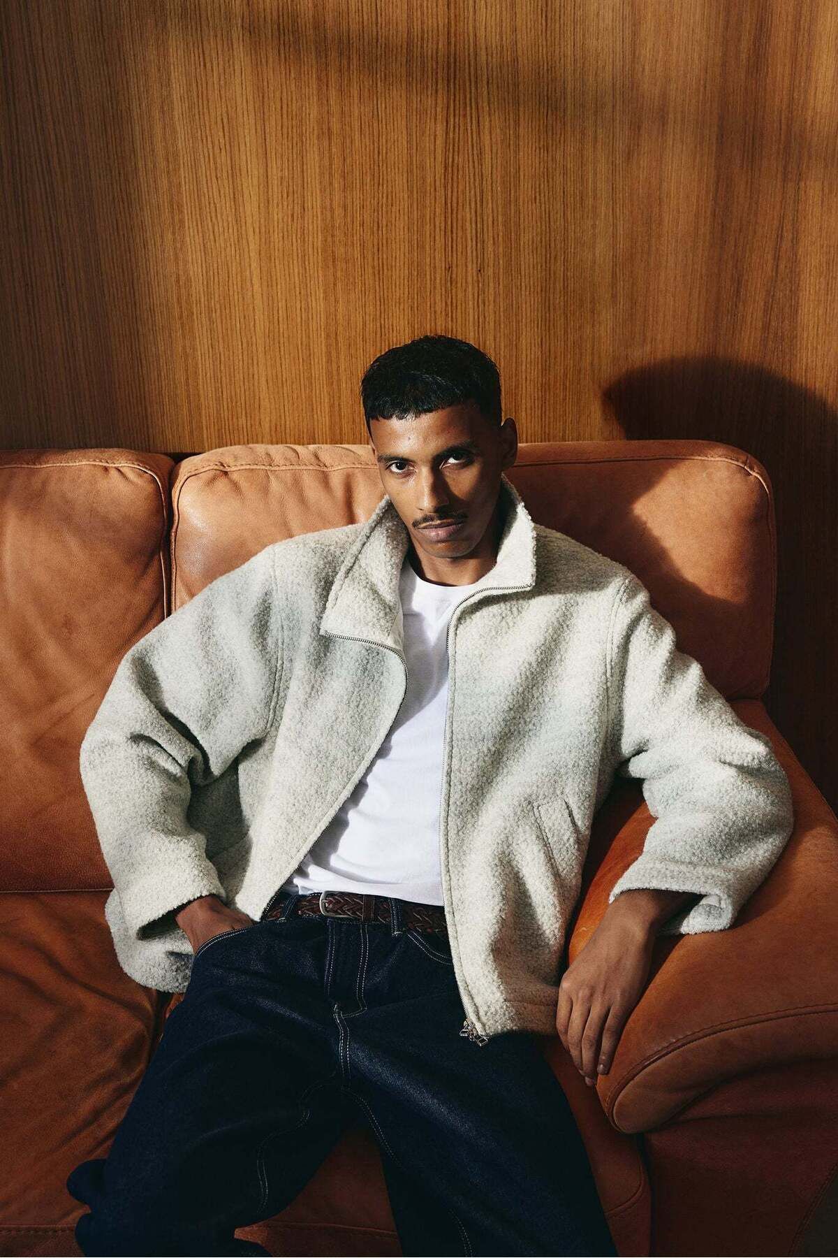 H&M-Regular Fit Wool-blend bouclé jacket 5