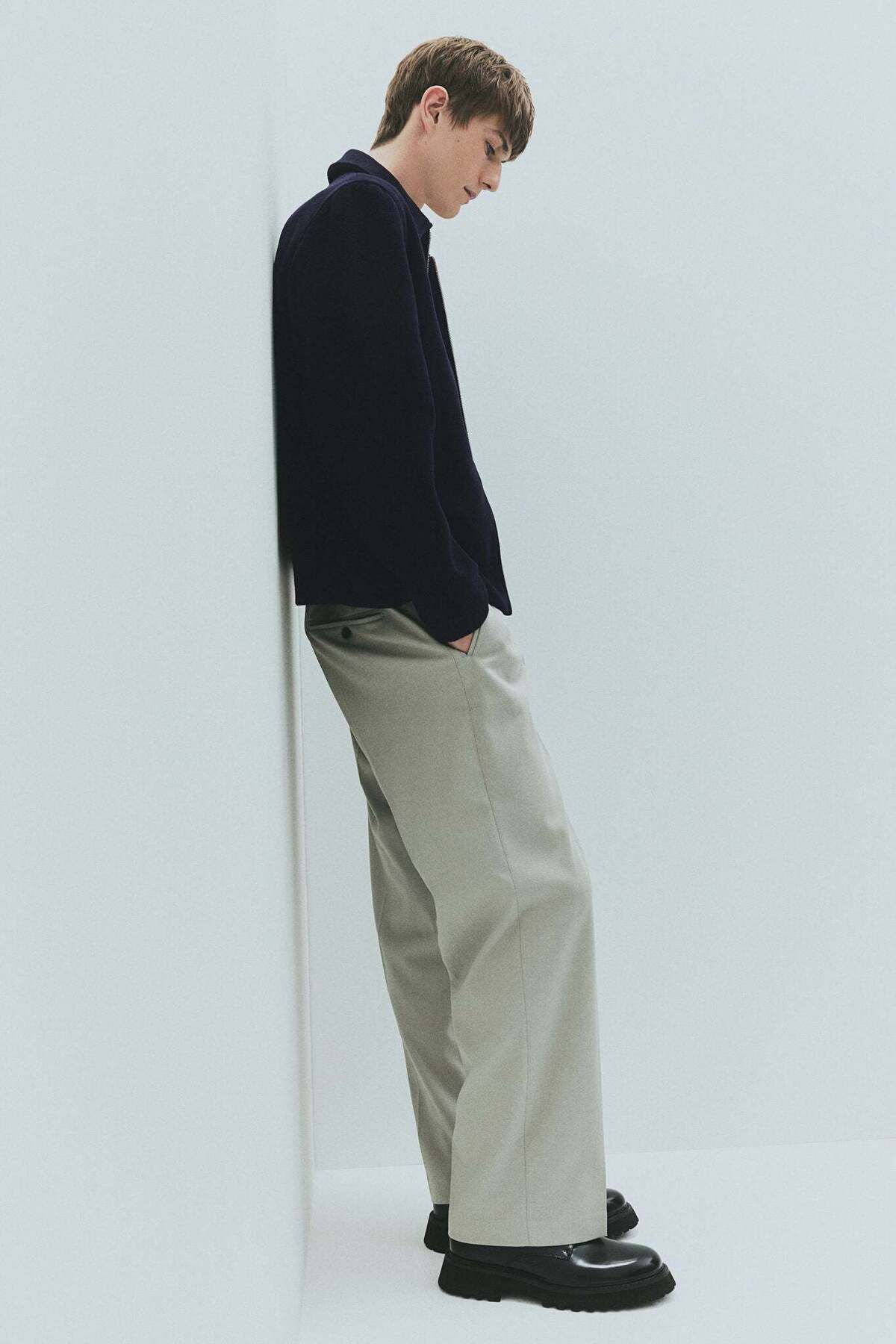 H&M-Regular Fit Wool-blend shacket 3