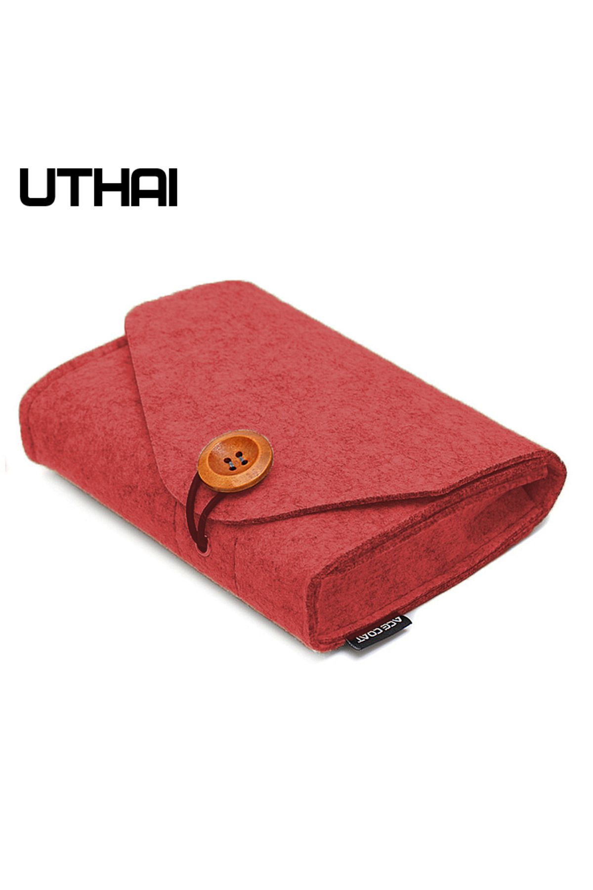 DM-T29-Rose UTHAI T29 Portable 2.5'HDD Case Storage Bag For Macbook Charger Mouse Mobile Power Bank Ear 1