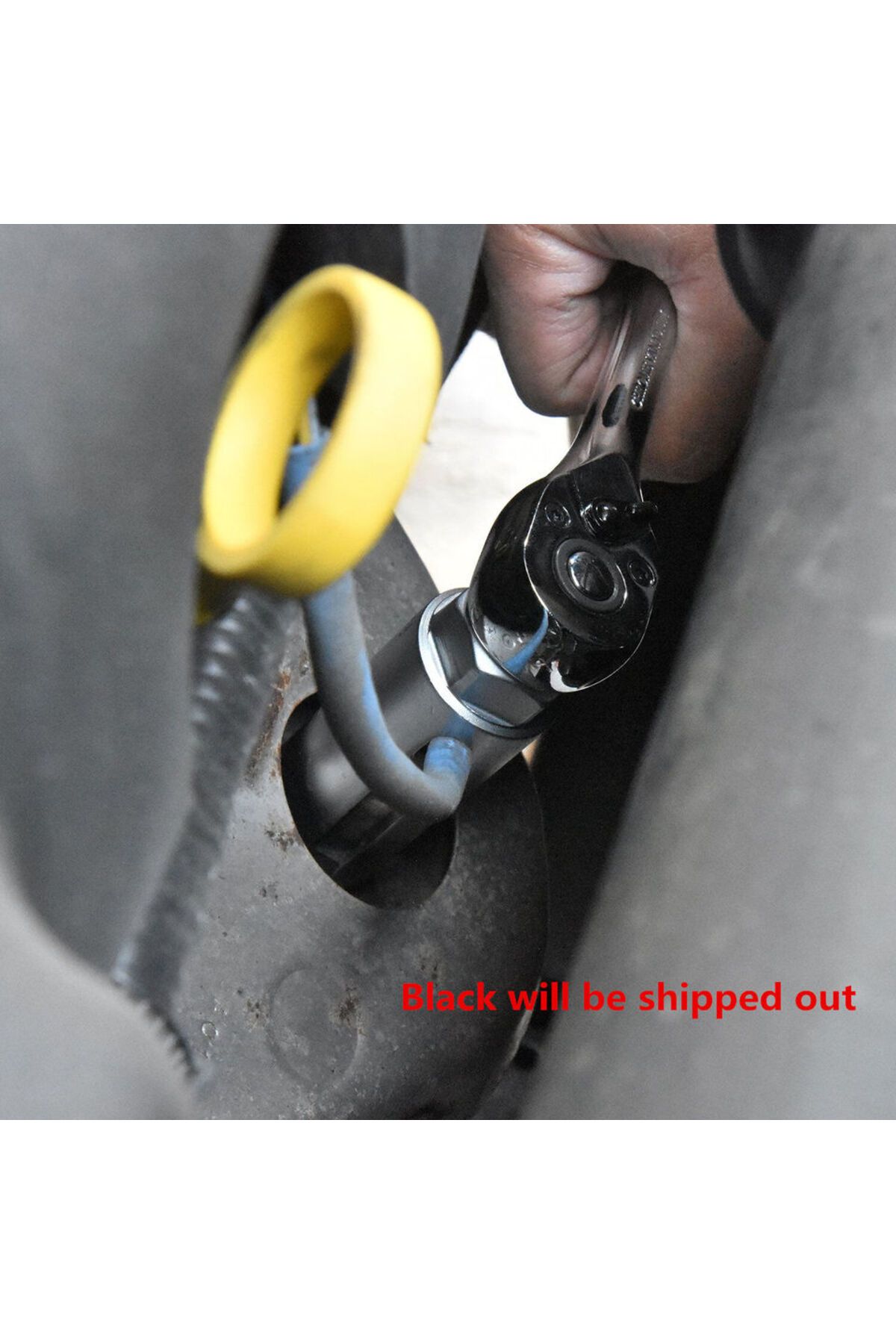 Choice-black Black CR-V Steel 22mm Oxygen 02 Sensor Socket 3/8"Drive Square Drive Lambda Tool Remover Hand 5