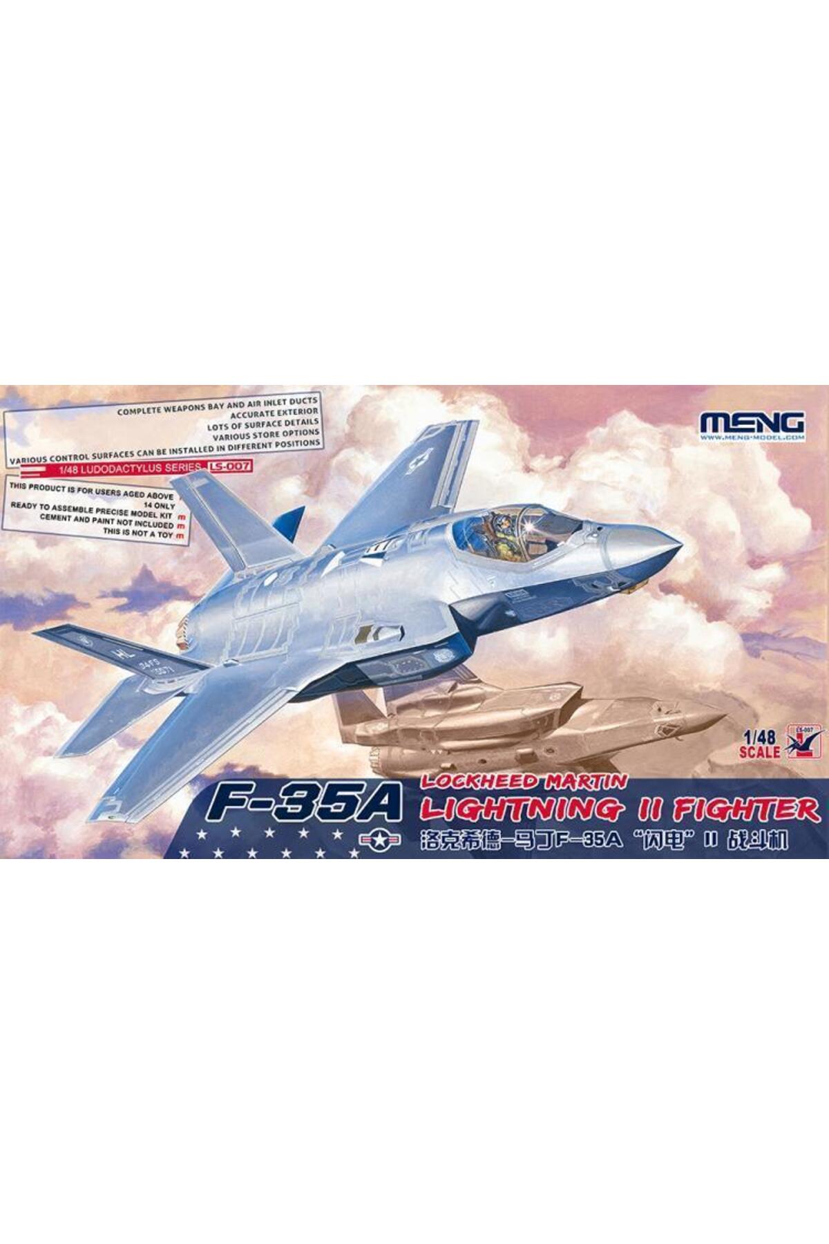 مِنگ LS-007 ماکت مدل جنگنده F-35A لایتنینگ II در مقیاس ۱/۴۸