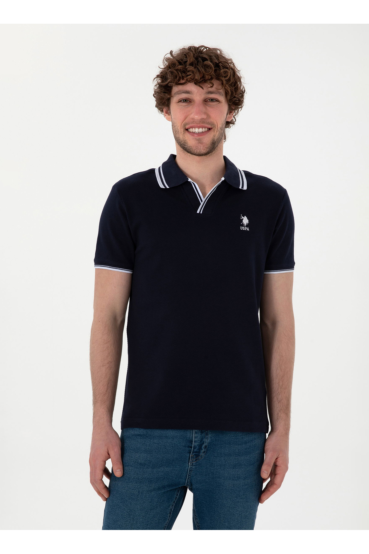 یو اس پولو پولو اسن ایالات متحده تی شرت پولو مردانه نیروی دریایی TERNI