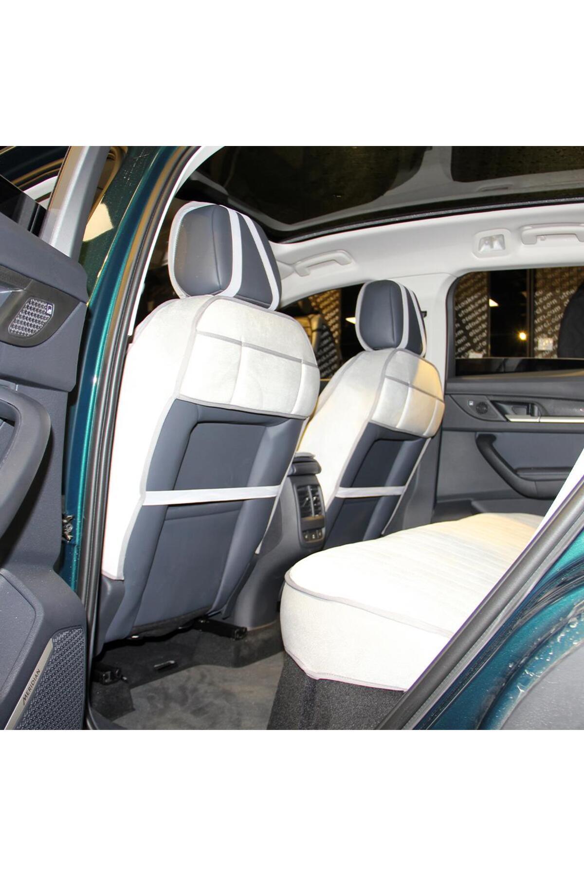 Bod Togg T10X Oto Koltuk Koruyucu Kılıf 2023-Sonrası Karina Serisi Gri fotoğrafı 4 (önizleme)