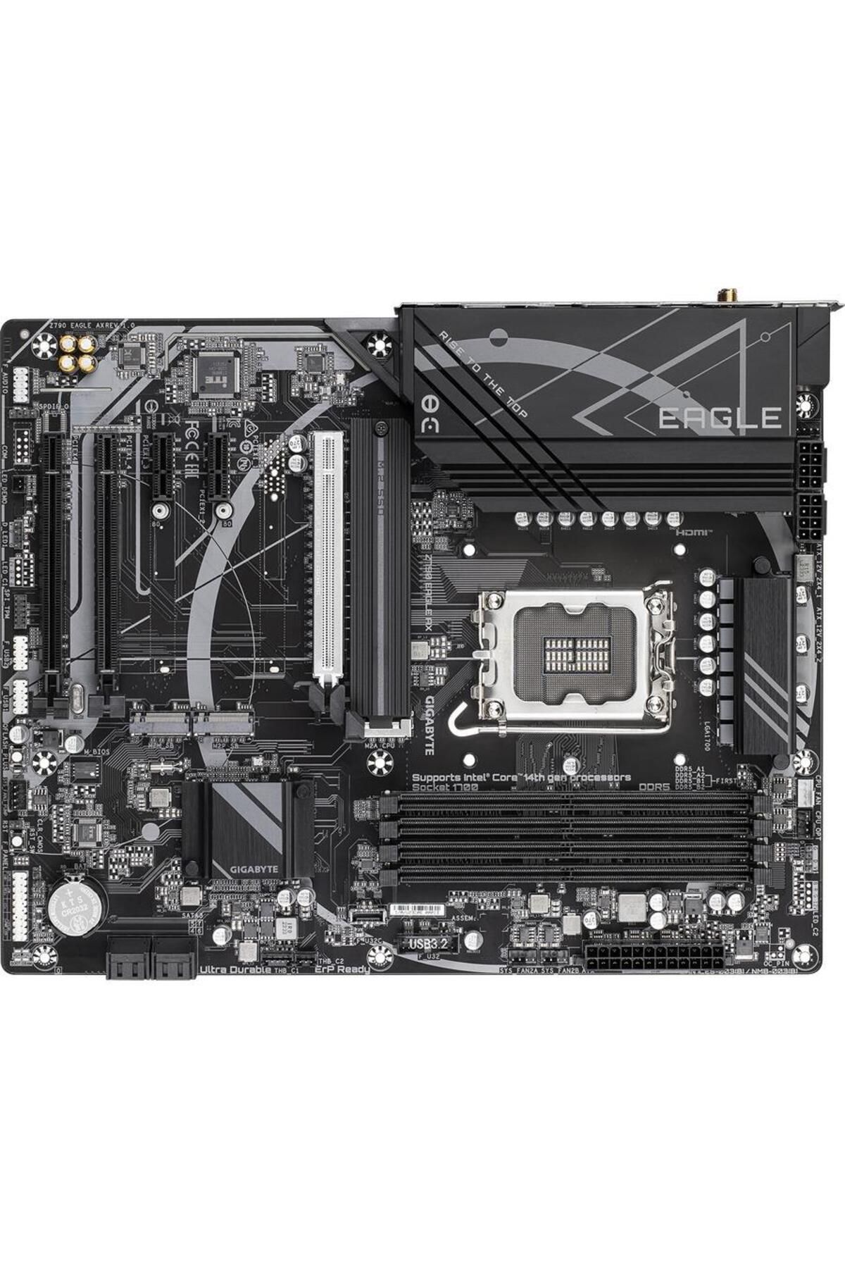 Gigabyte-Placa de baza GIGABYTE Z790 EAGLE AX, DDR5, ATX, LGA1700, Wireless, Bluetooth 2