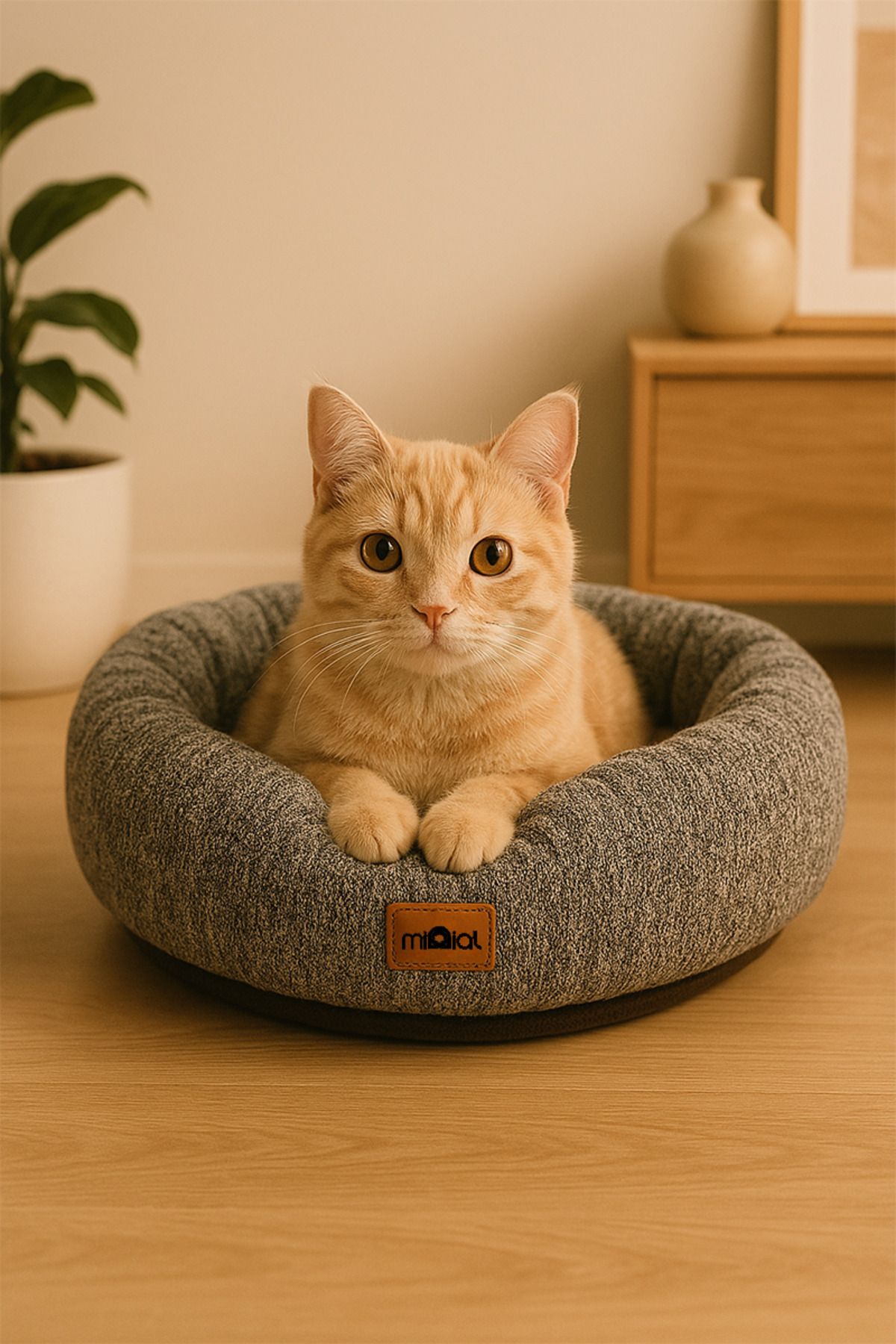 Wellsoft Yumuşak Dolgulu Kedi Ve Köpek Yatağı - Yıkanabilir
