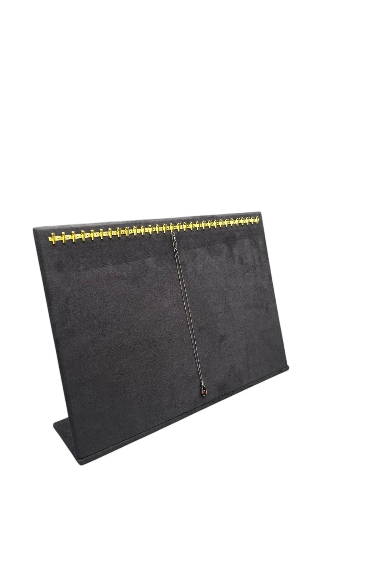 MeGass Dekor Sardunya Kumaş Füme Renk Boy 24 cm En 34 cm Yatay Model Zincirlik