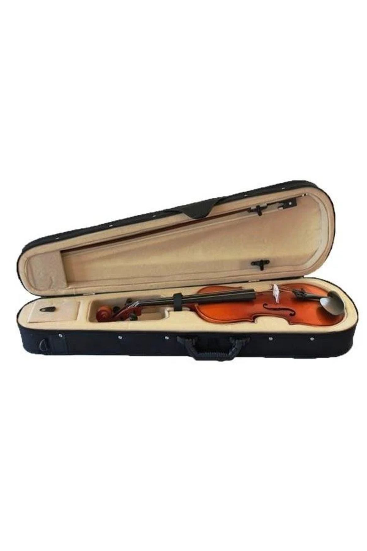Depox-Classical Wooden Violin, Size 1/2, Case Included Extra 1/2 Bow 4