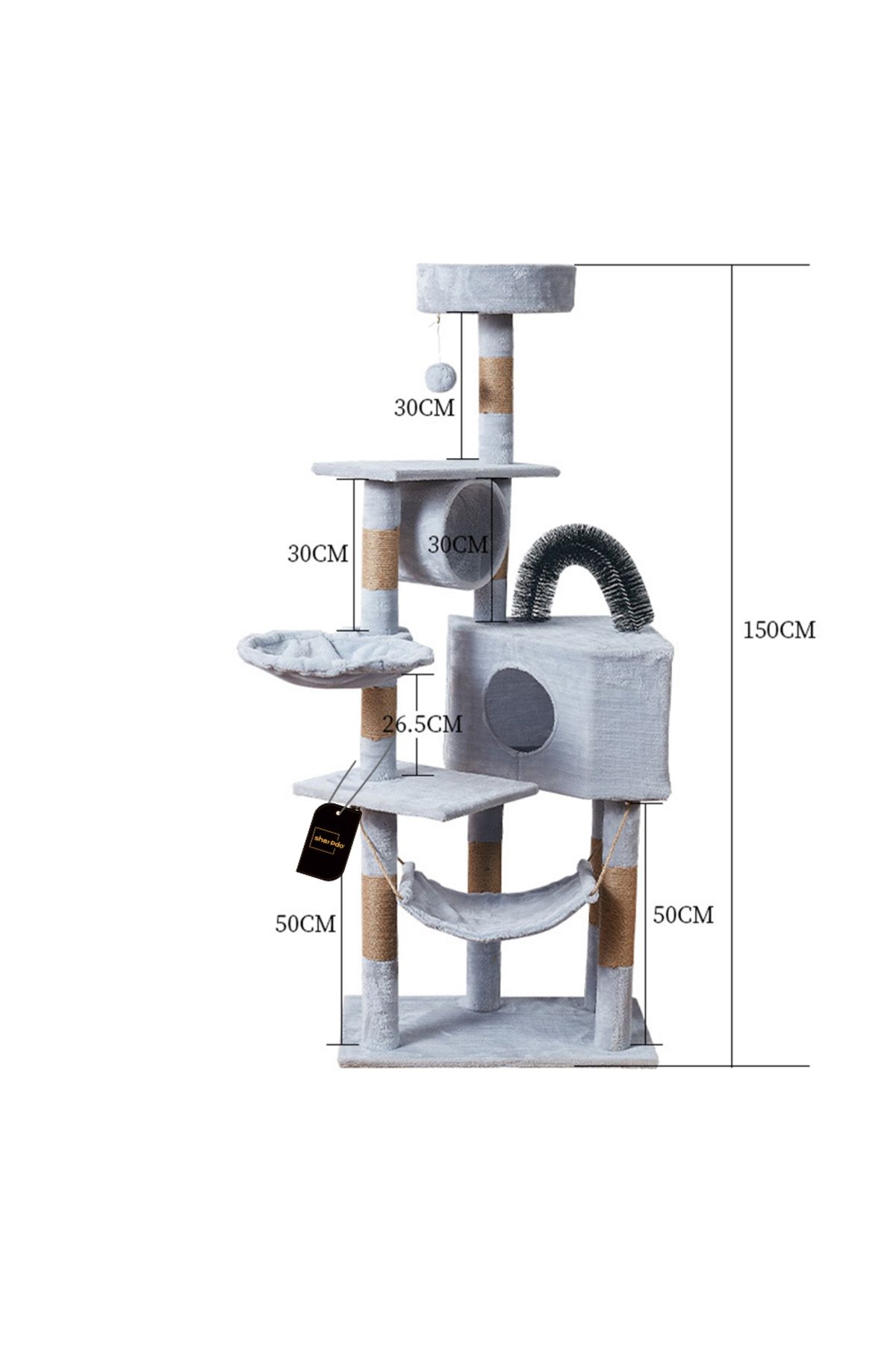 KidLe-Cat Tree Cat Climbing Frame Cat Tower Cat Jumping Platform 7